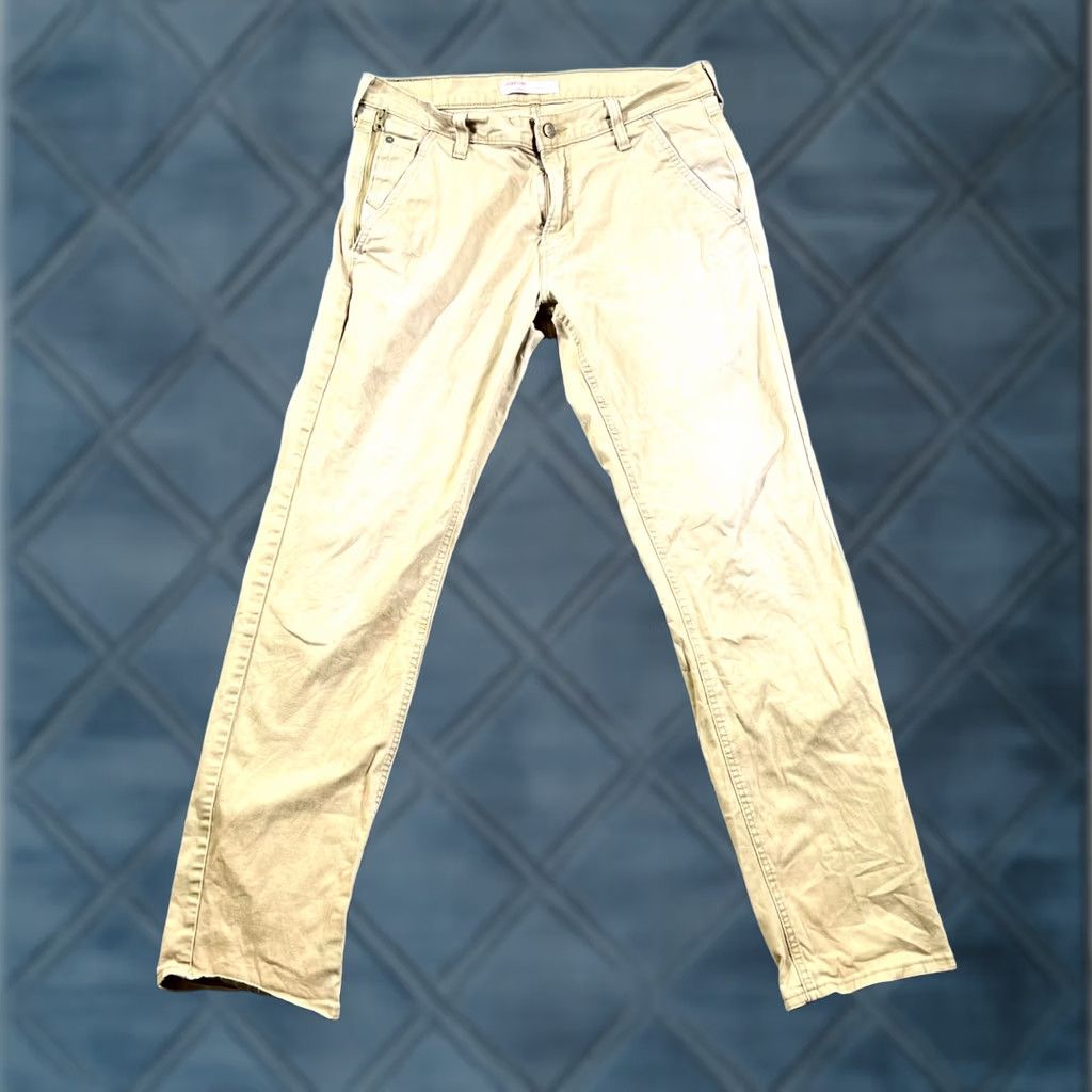 Levi's Levi's Signature Athletic Hybrid Chino Pants Mens 32x34 Beige Size US 32 / EU 48 - 1 Thumbnail