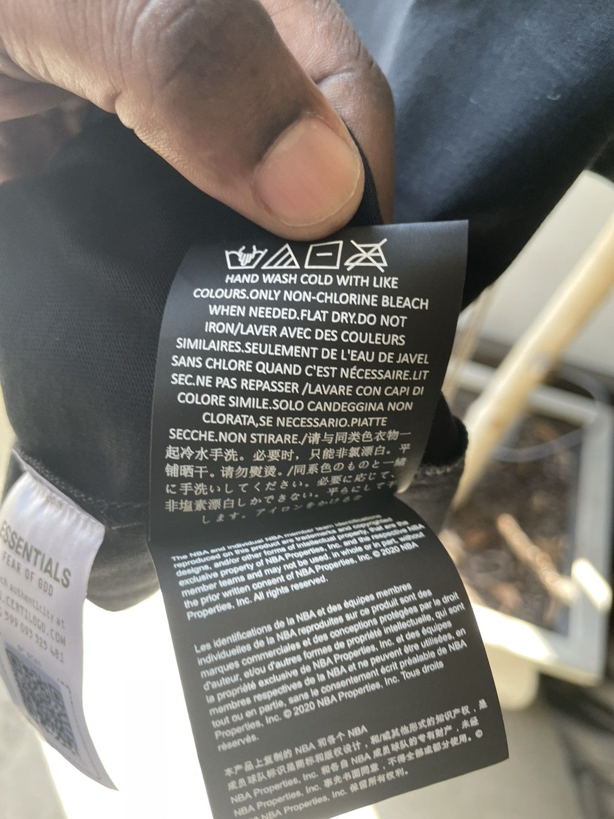 Fear of God Fear of God Essentials NBA Tee (SS25) Size US L / EU 52-54 / 3 - 6 Thumbnail