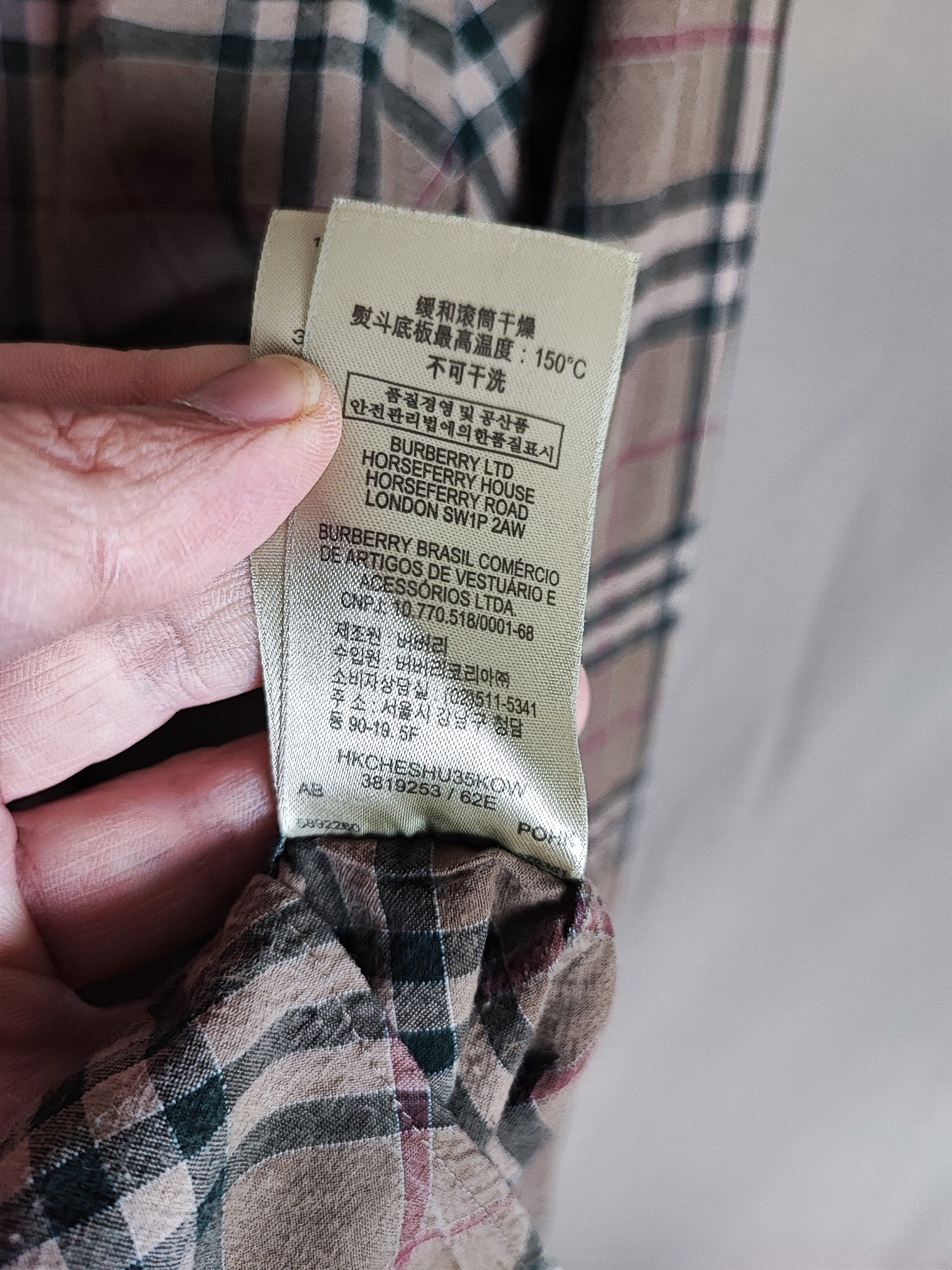 Burberry Burberry Shirt XL Size US XL / EU 56 / 4 - 8 Thumbnail