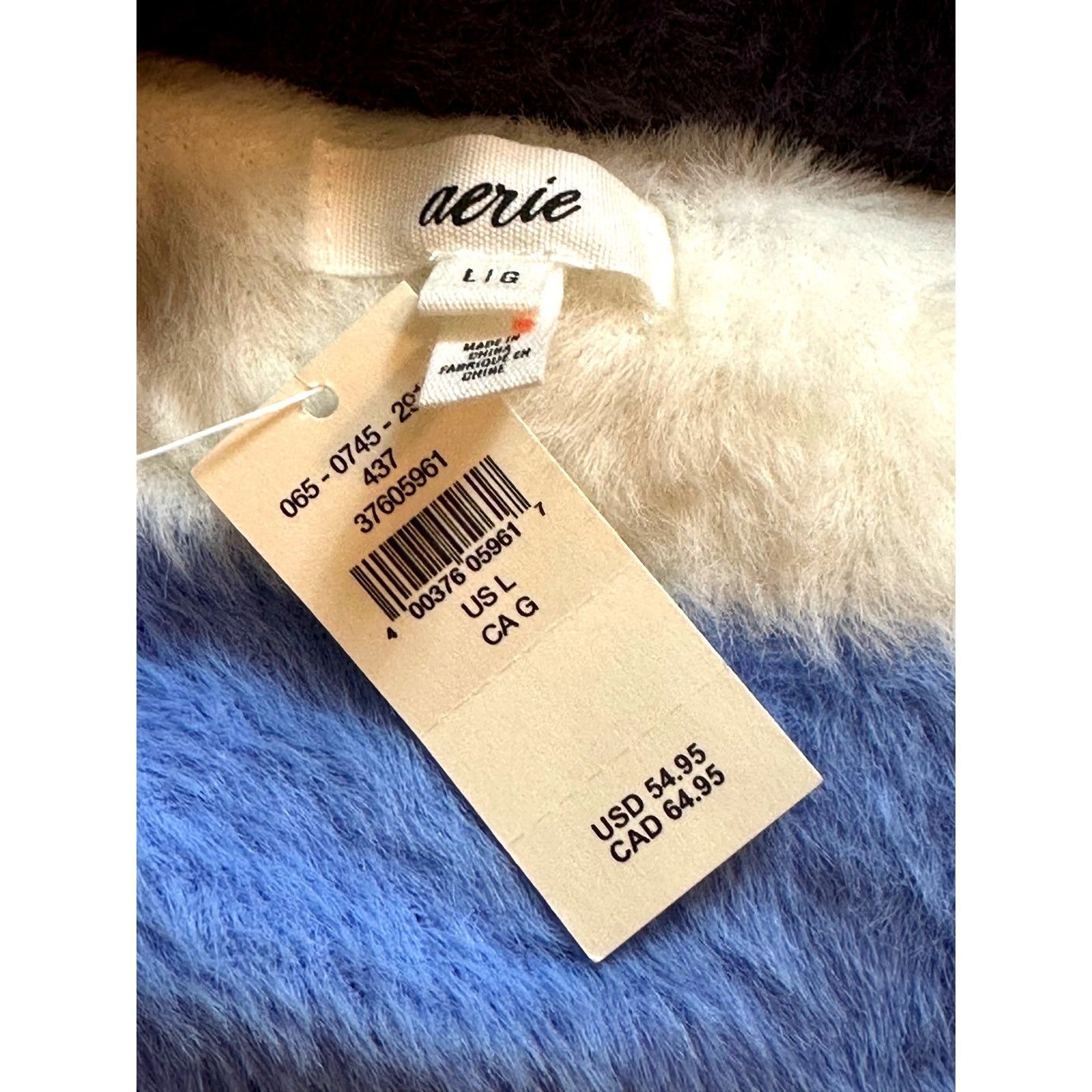 Other Oversized Bright Fluffy Soft Aerie Flurry Crew Sweater L Size L / US 10 / IT 46 - 14 Thumbnail