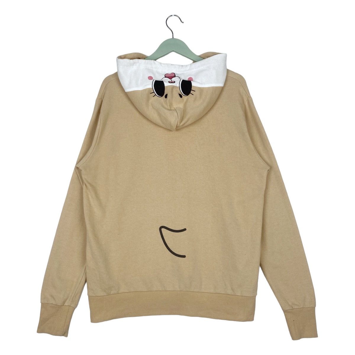 Designer × Vintage Chiitan Hoodie Sweatshirt Brown Pullover Jumper Size XL / US 12-14 / IT 48-50 - 5 Thumbnail