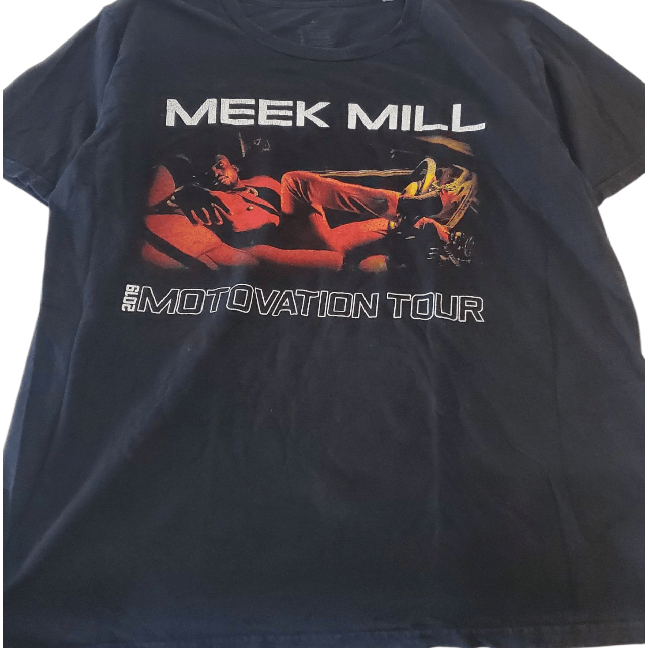 Vintage 2019 Meek Mill Motivation Tour Size US L / EU 52-54 / 3 - 2 Thumbnail
