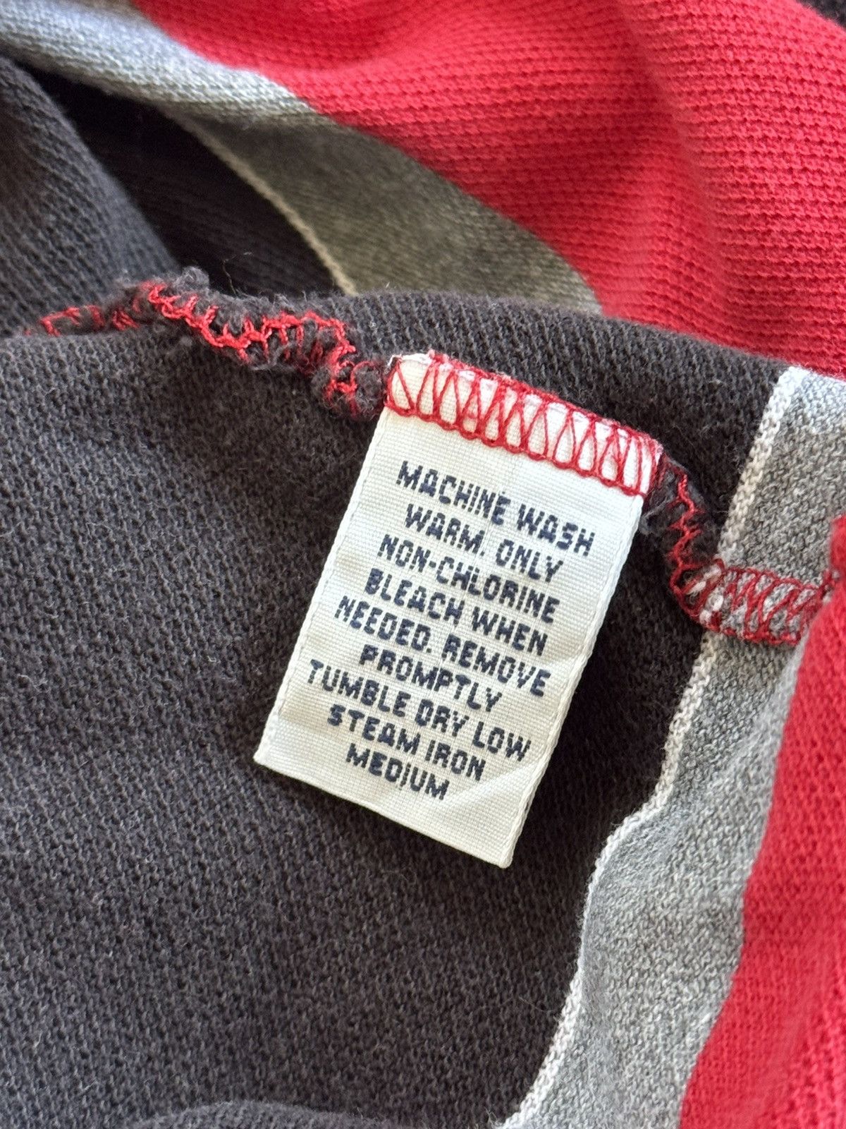 Polo Ralph Lauren × Vintage Polo Ralph Lauren L striped rugby polo long sleeve tee shirt Size US L / EU 52-54 / 3 - 10 Thumbnail