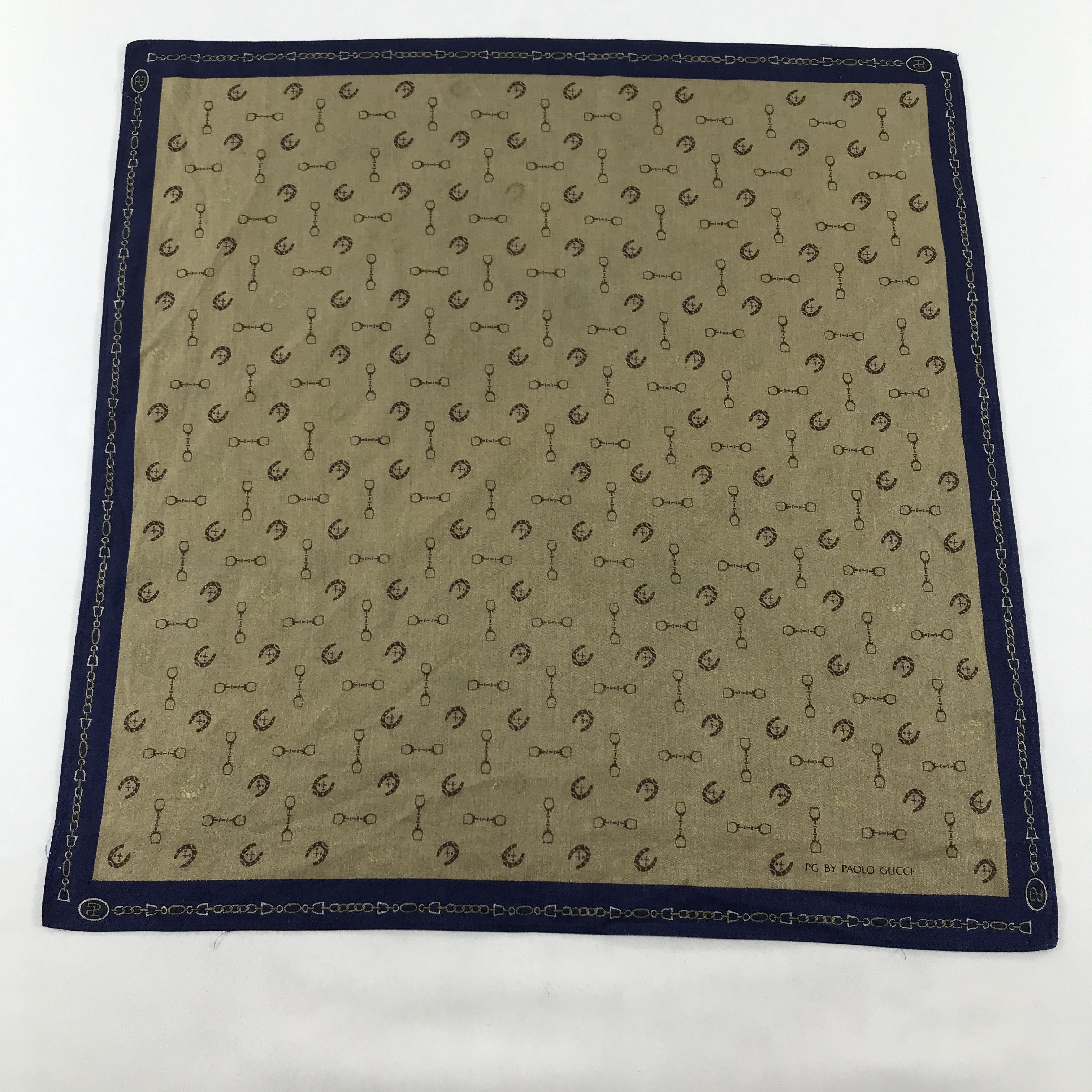 Paolo Gucci Paolo Gucci Handkerchief Neckerchief Bandana H26 Size ONE SIZE - 1 Thumbnail
