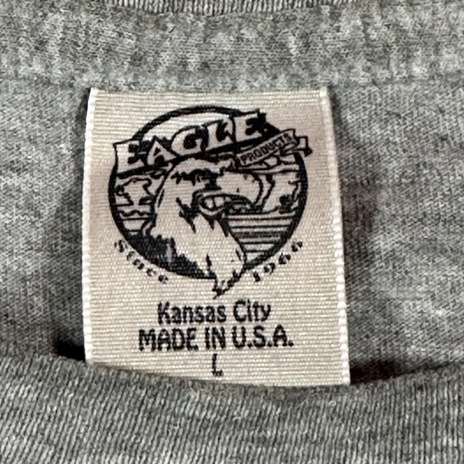 American Eagle Outfitters Eagle Products T-Shirt Gray Eagle Tahlequah Oklahoma Vintage Size US L / EU 52-54 / 3 - 5 Thumbnail