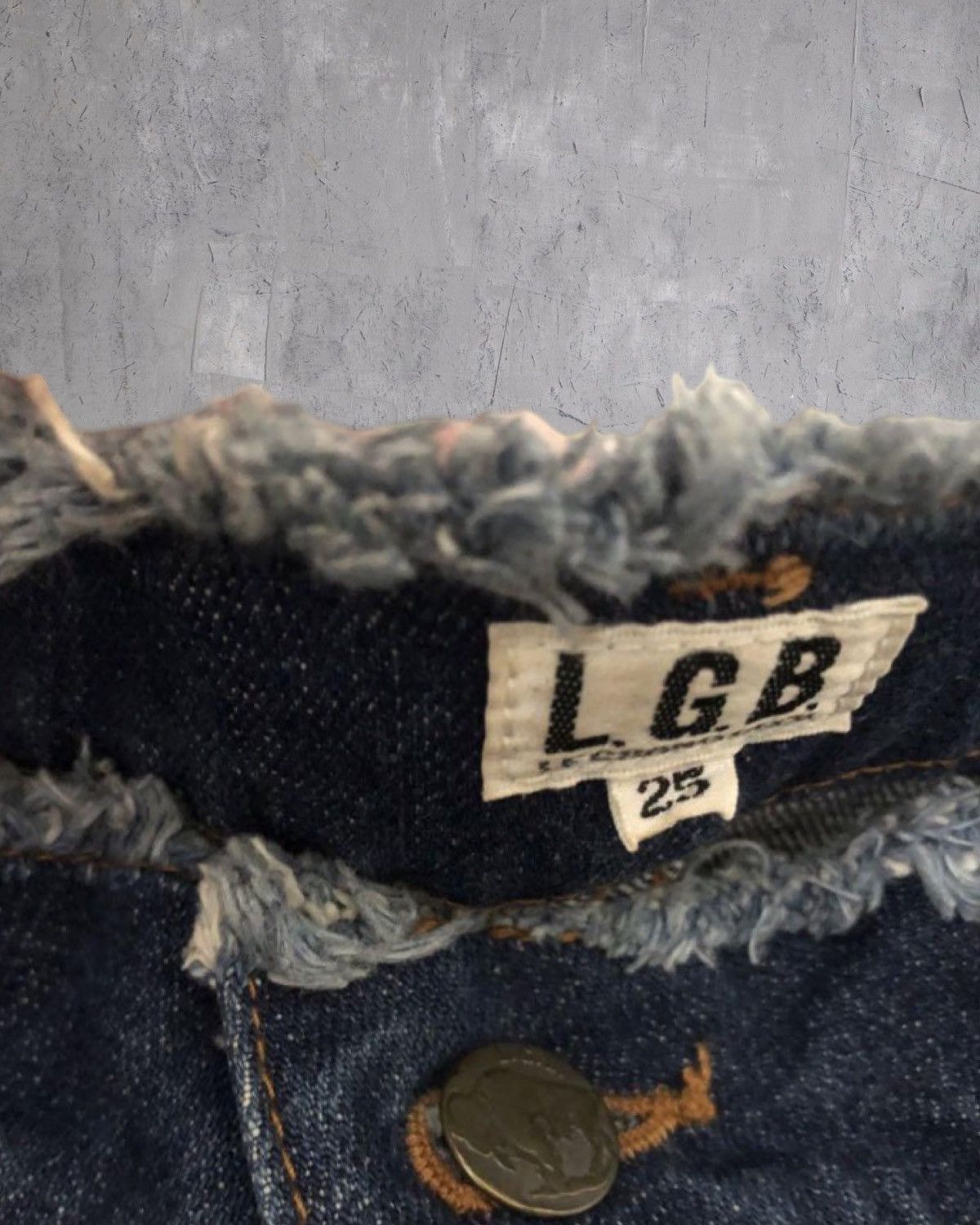 If Six Was Nine × Japanese Brand × Le Grande Bleu (L.G.B.) L.G.B🇯🇵 flare fringe denim Size US 30 / EU 46 - 6 Thumbnail