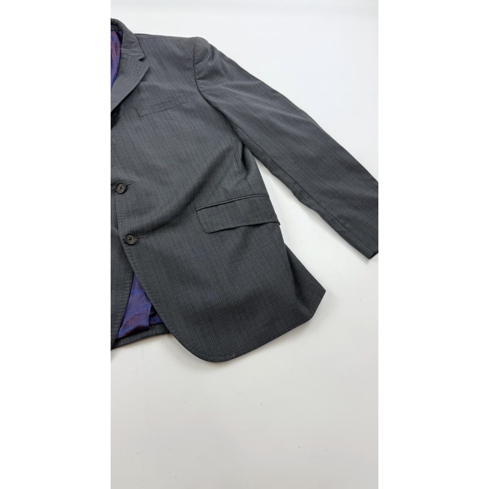 Ted Baker Ted Baker Jacket Mens 42R Gray Wool Jarrett CT Endurance Made in Canada Size US XS / EU 42 / 0 - 4 Thumbnail