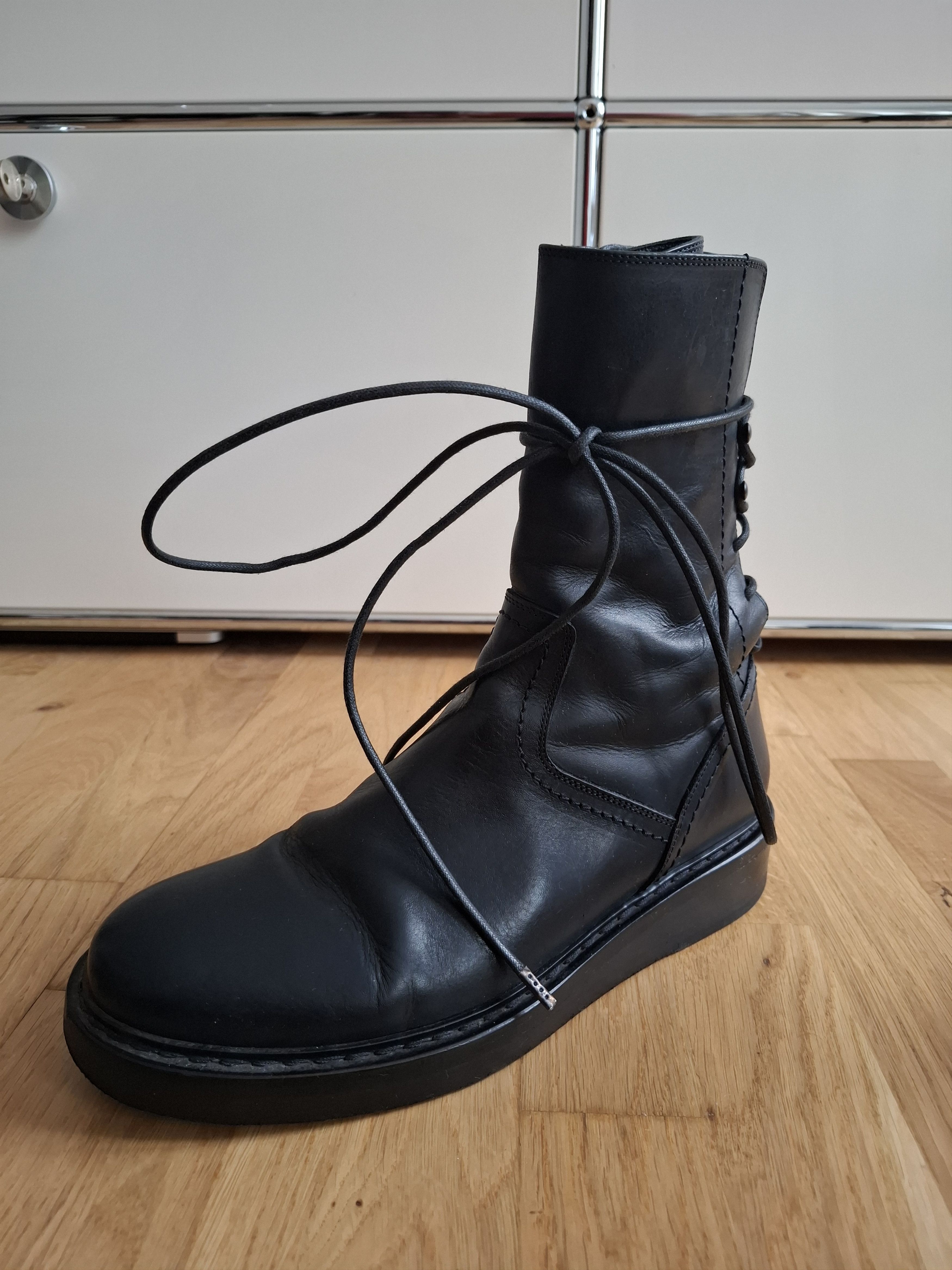 Ann Demeulemeester Ann demeulemeester triple lace boots sz 41-42