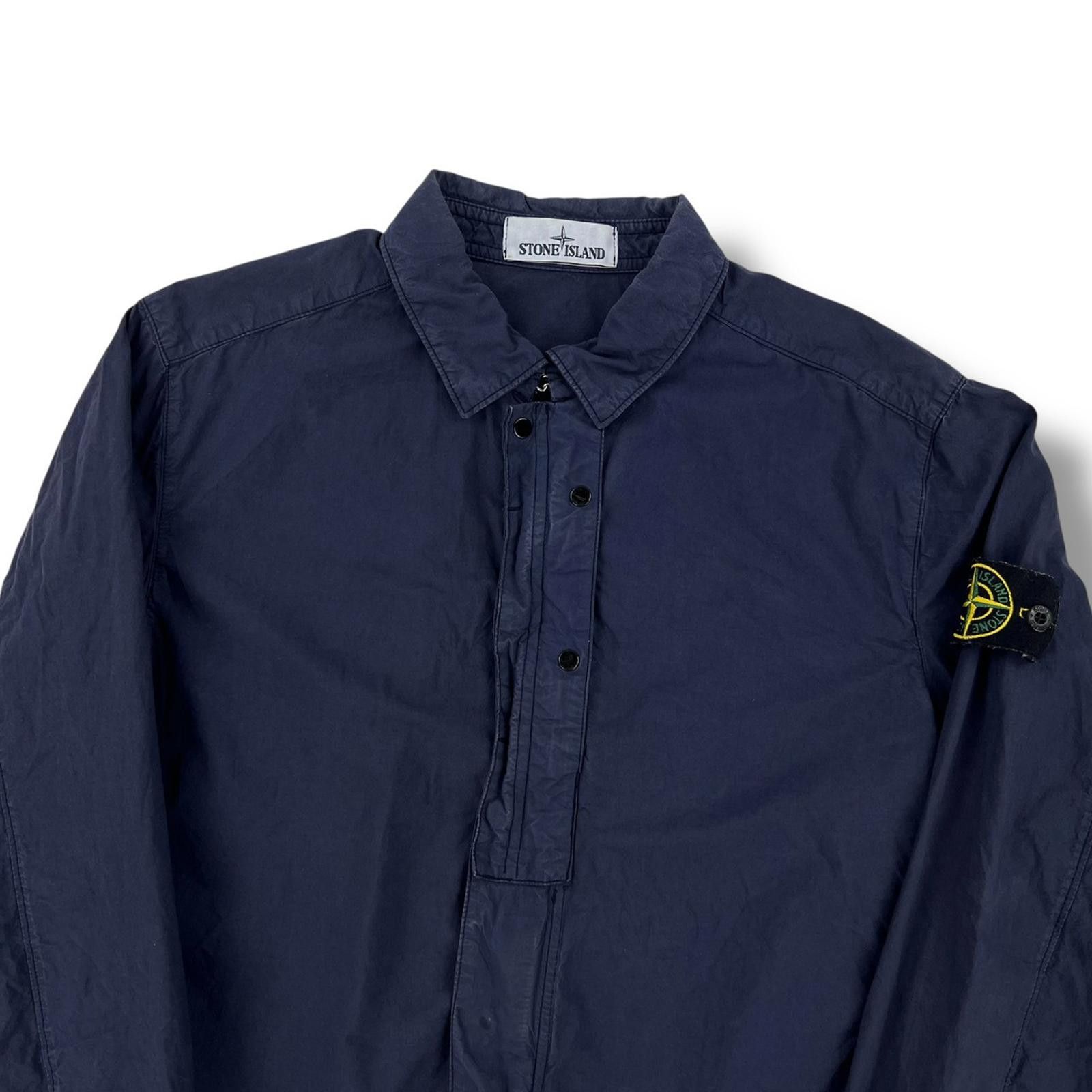 Stone Island Stone Island Navy Overshirt Size US M / EU 48-50 / 2 - 1 Thumbnail