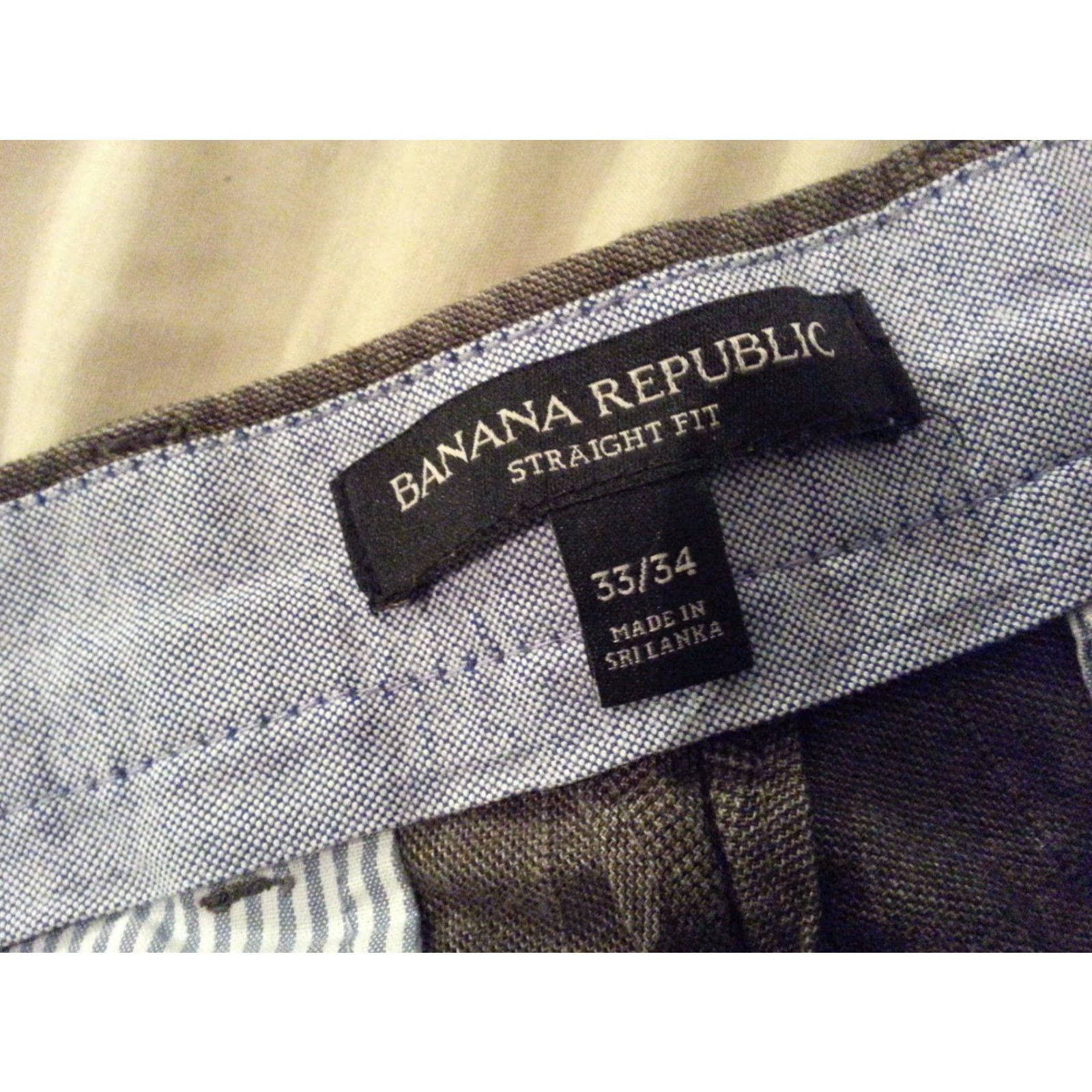 Banana Republic Banana Republic Khakis Chinos Pants Mens 33 Regular Cotton Beige 34 Inseam 34 33x34 35x33 Slack Trouser Standards Size US 33 - 5 Thumbnail