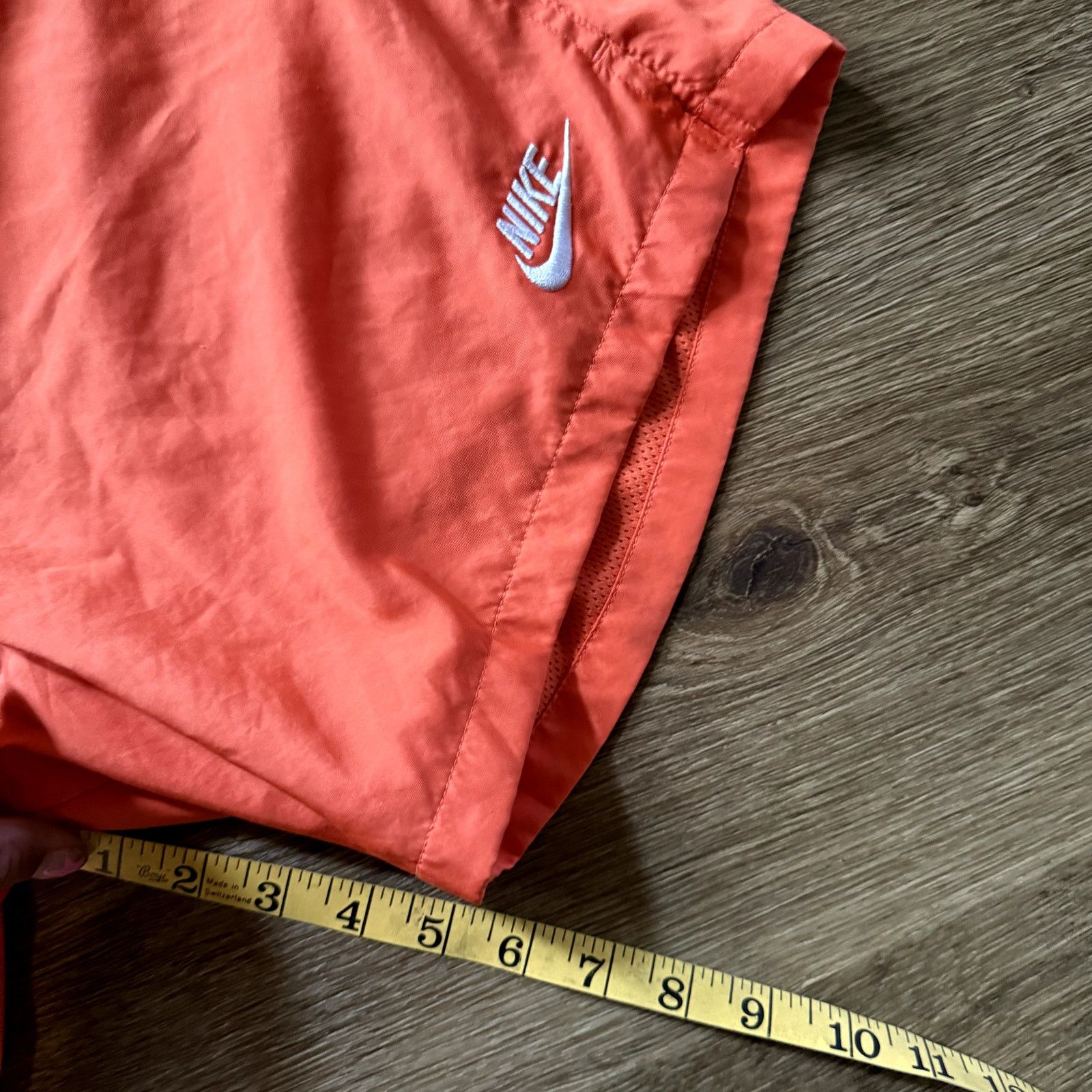 Nike Orange Elastic Waist Nike Althetic Shorts Size US 32 / EU 48 - 4 Thumbnail
