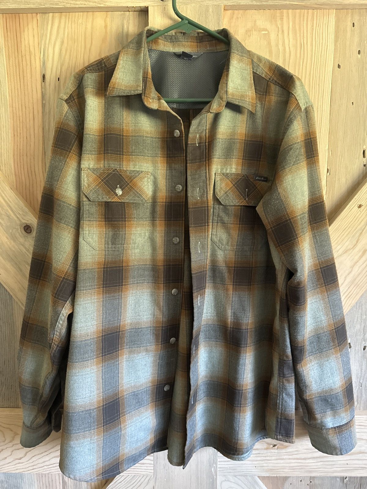 Eddie Bauer Eddie Bauer button up flannel Size US L / EU 52-54 / 3 - 1 Thumbnail