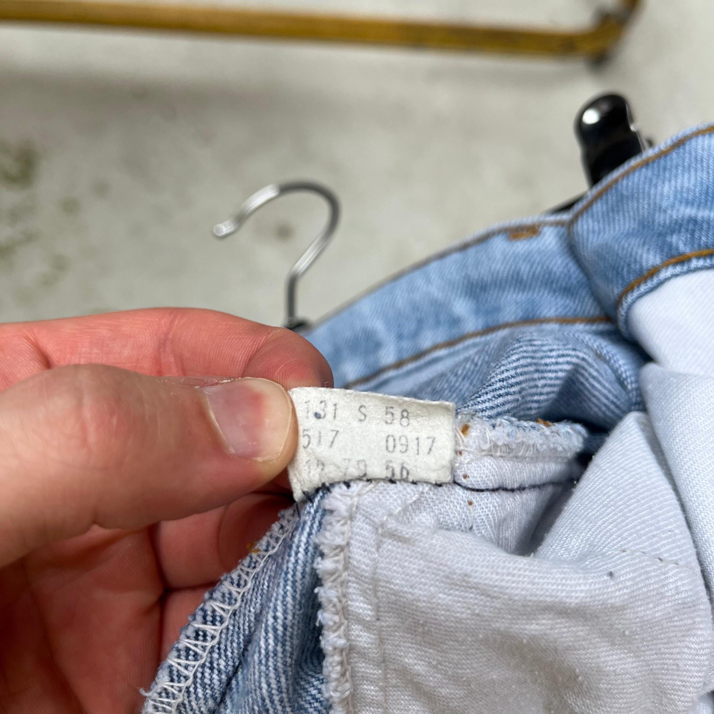 Levi's × Vintage 70's Vintage Levis Denim Shorts Size US 34 / EU 50 - 3 Thumbnail