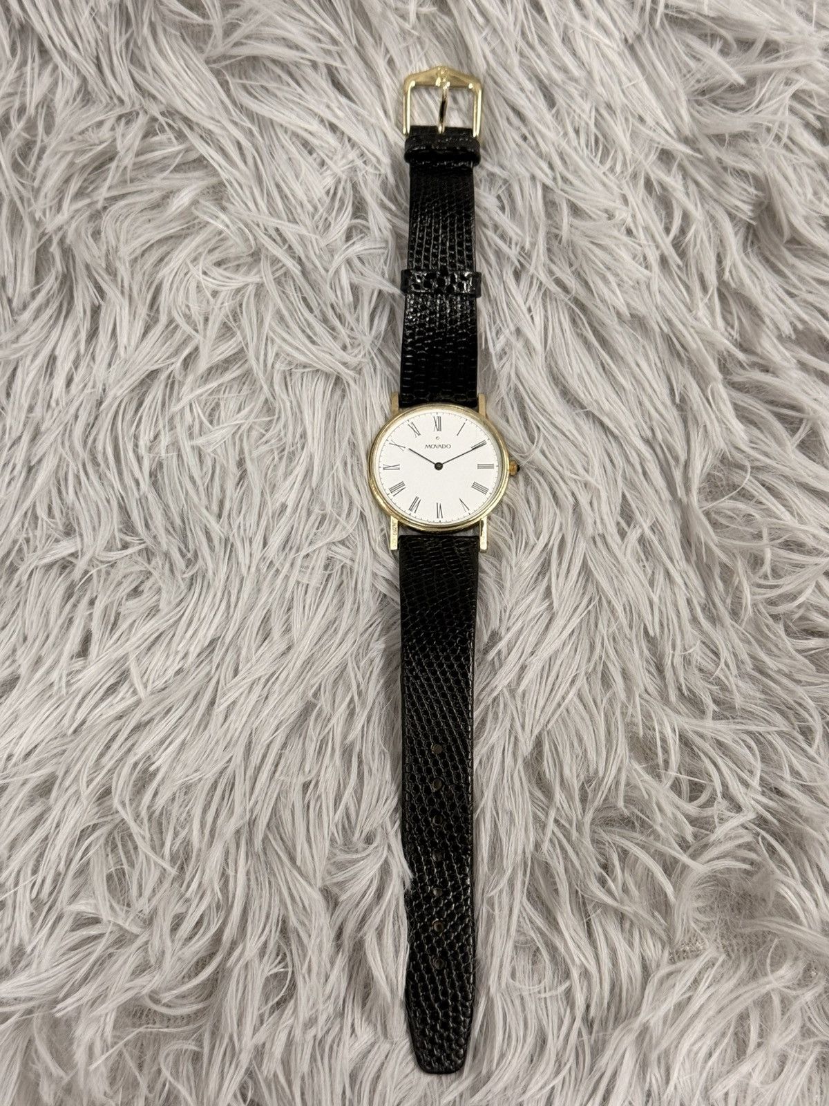 Vintage MOVADO ETA Swiss Quartz Men’s Watch 14K Solid Gold Size ONE SIZE - 12 Thumbnail