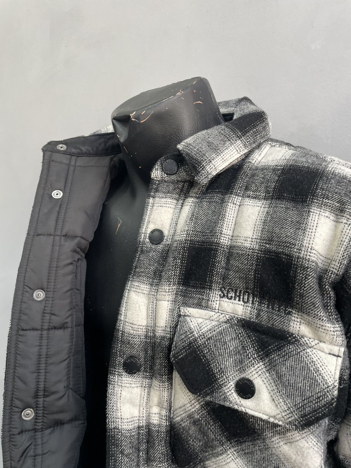 Schott Schott flannel wool shirt overshot jacket y2k Size US M / EU 48-50 / 2 - 9 Thumbnail