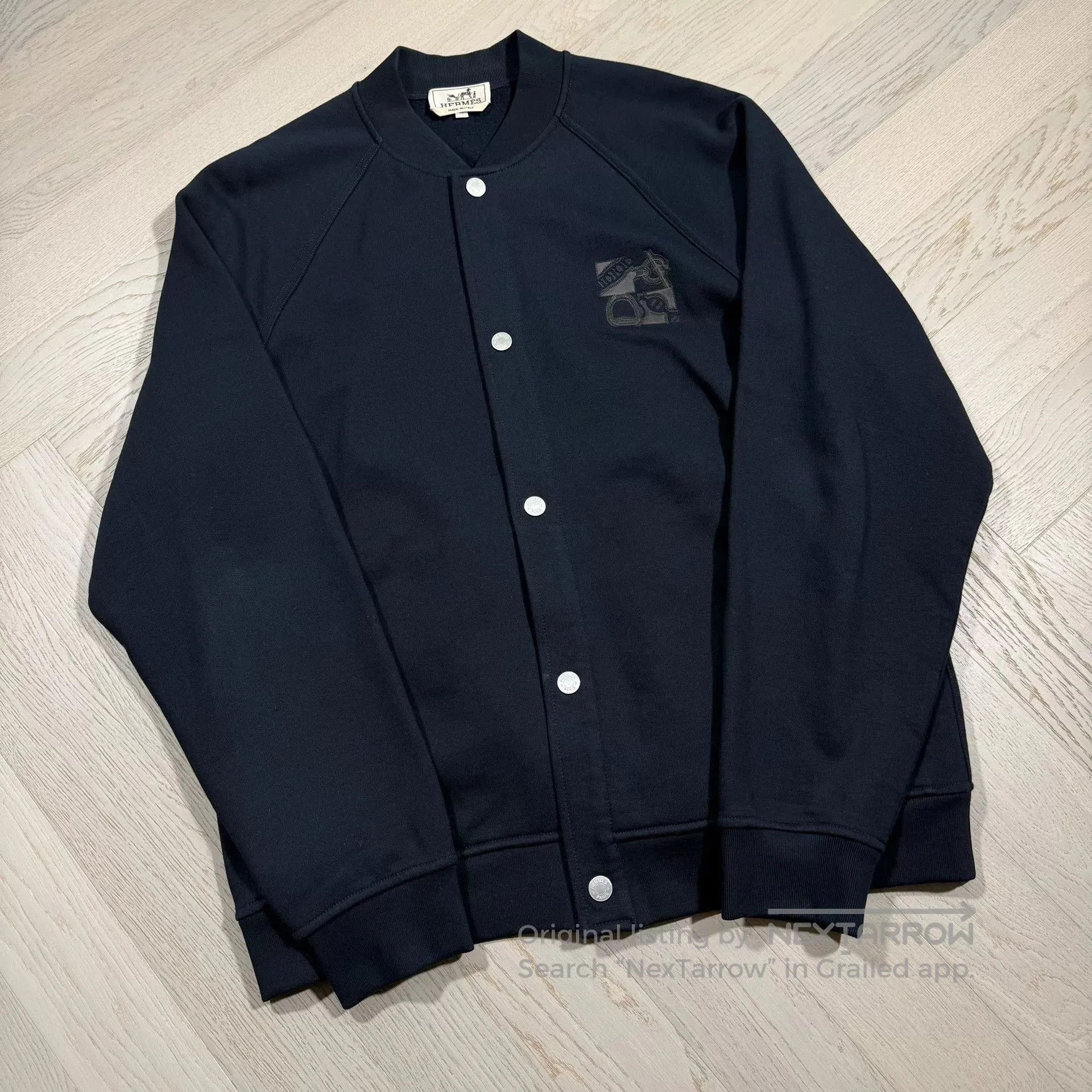 Visvim Hermès 'Metallerie au Carre' Baseball Jacket. Size US XL / EU 56 / 4 - 6 Thumbnail