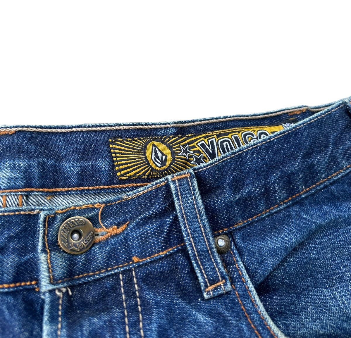 Vintage × Volcom Vintage Volcom rusty wash distressed denim jeans Size US 30 / EU 46 - 3 Thumbnail