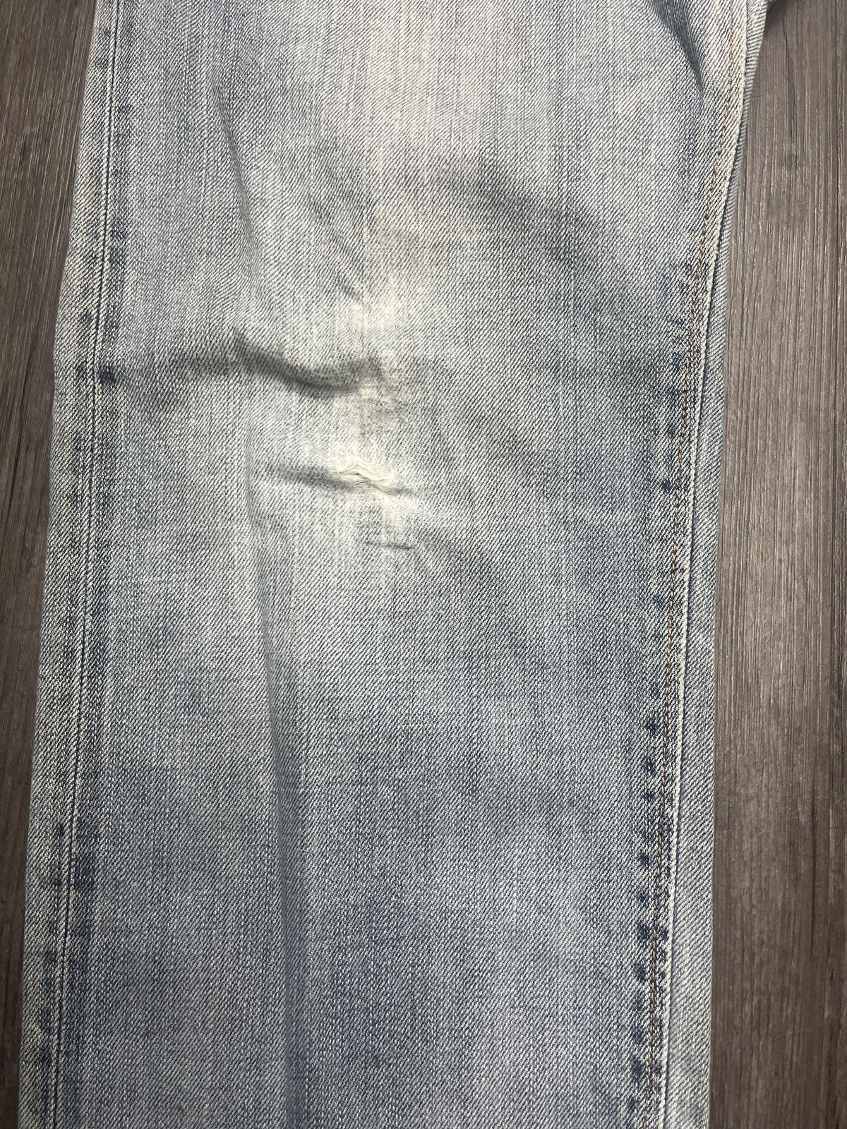 Edwin EDWIN VINTAGE BAGGY LIGHT GREY WASH JEANS Size US 30 / EU 46 - 3 Thumbnail