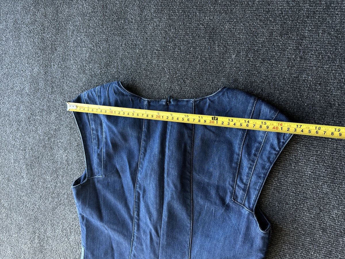 Armani ARMANI JEANS 🚨 DENIM BLUE DRESS LUXURY OLD MONEY WOMEN Size M / US 6-8 / IT 42-44 - 13 Thumbnail