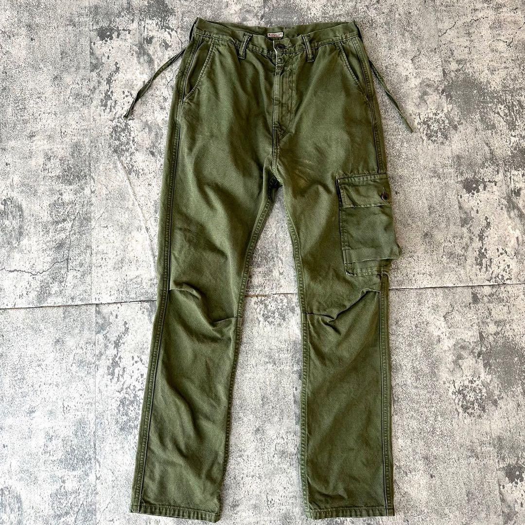 image of Kapital Military Cargo Pants in Khaki, Men's (Size 31)