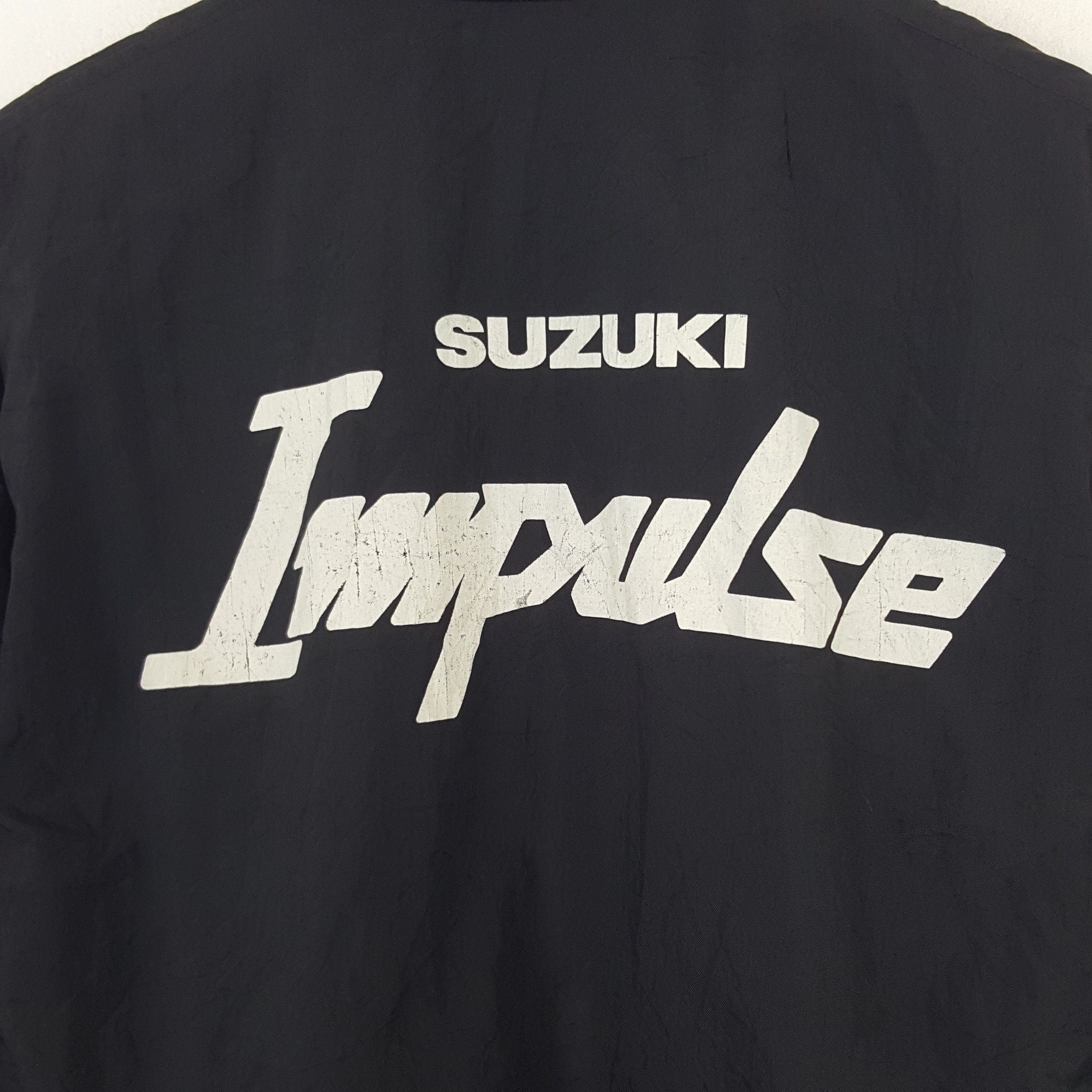 Vintage Vintage Suzuki Impulse Windbreaker Sport Jacket Size US L / EU 52-54 / 3 - 2 Thumbnail