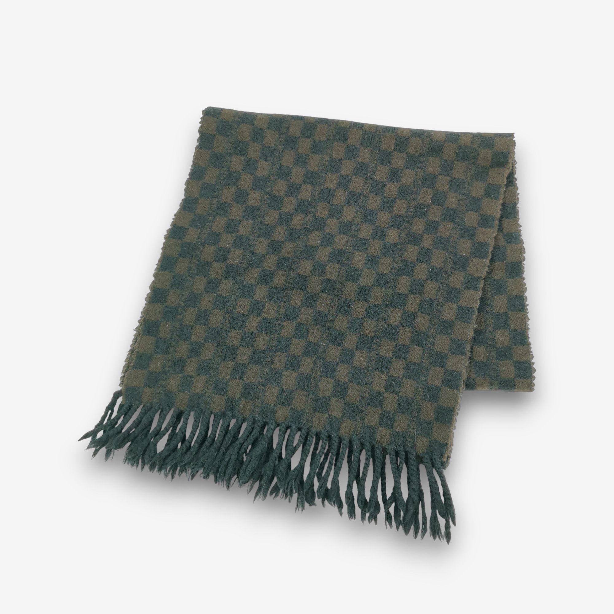 Fendi Vintage FENDI Scarf Fendi Zucca FF Wool Scarves Size ONE SIZE - 3 Thumbnail