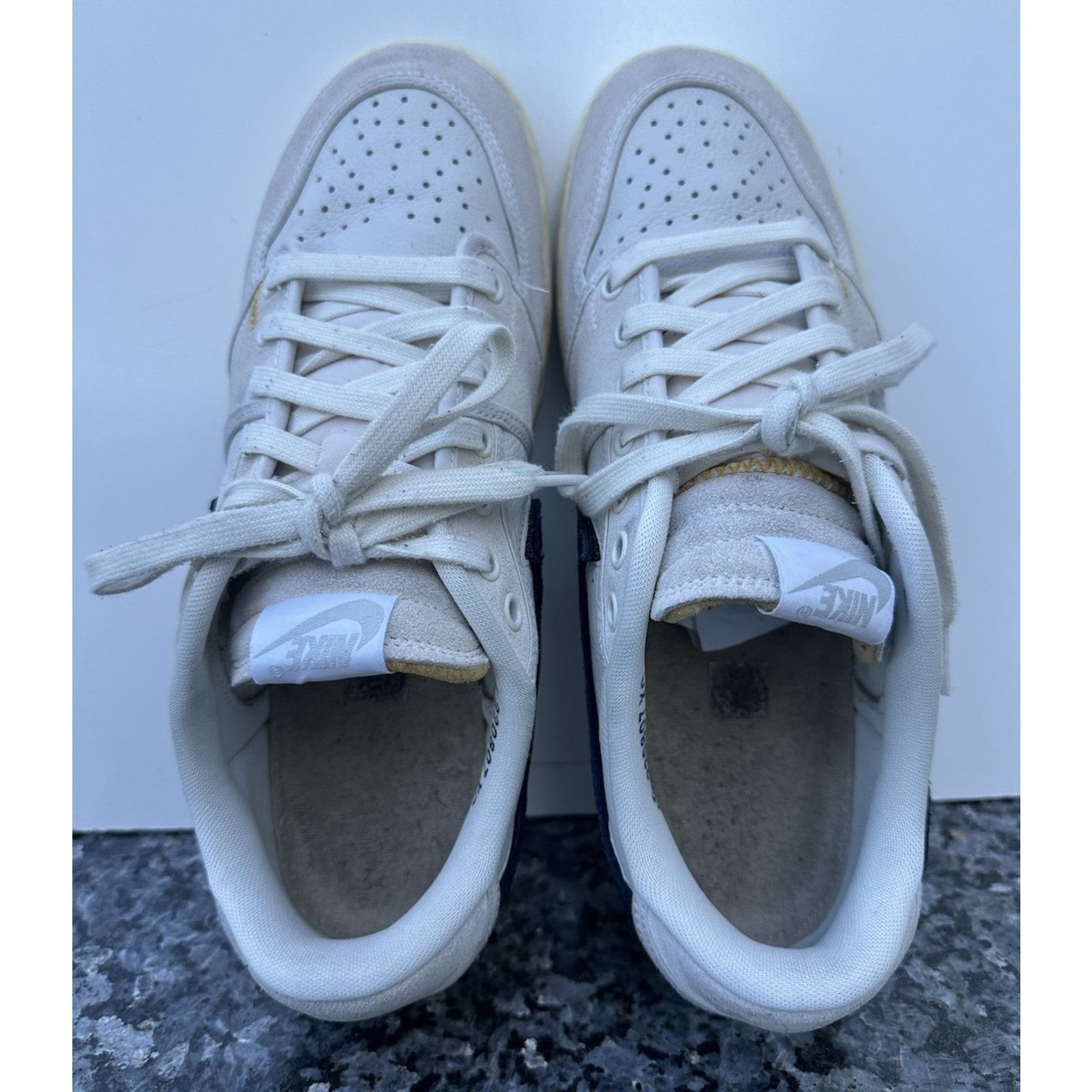 Nike Nike Union LA Air Jordan 1 AJKO Low Sail Muslin Leather US10 Size US 10 / EU 43 - 4 Thumbnail