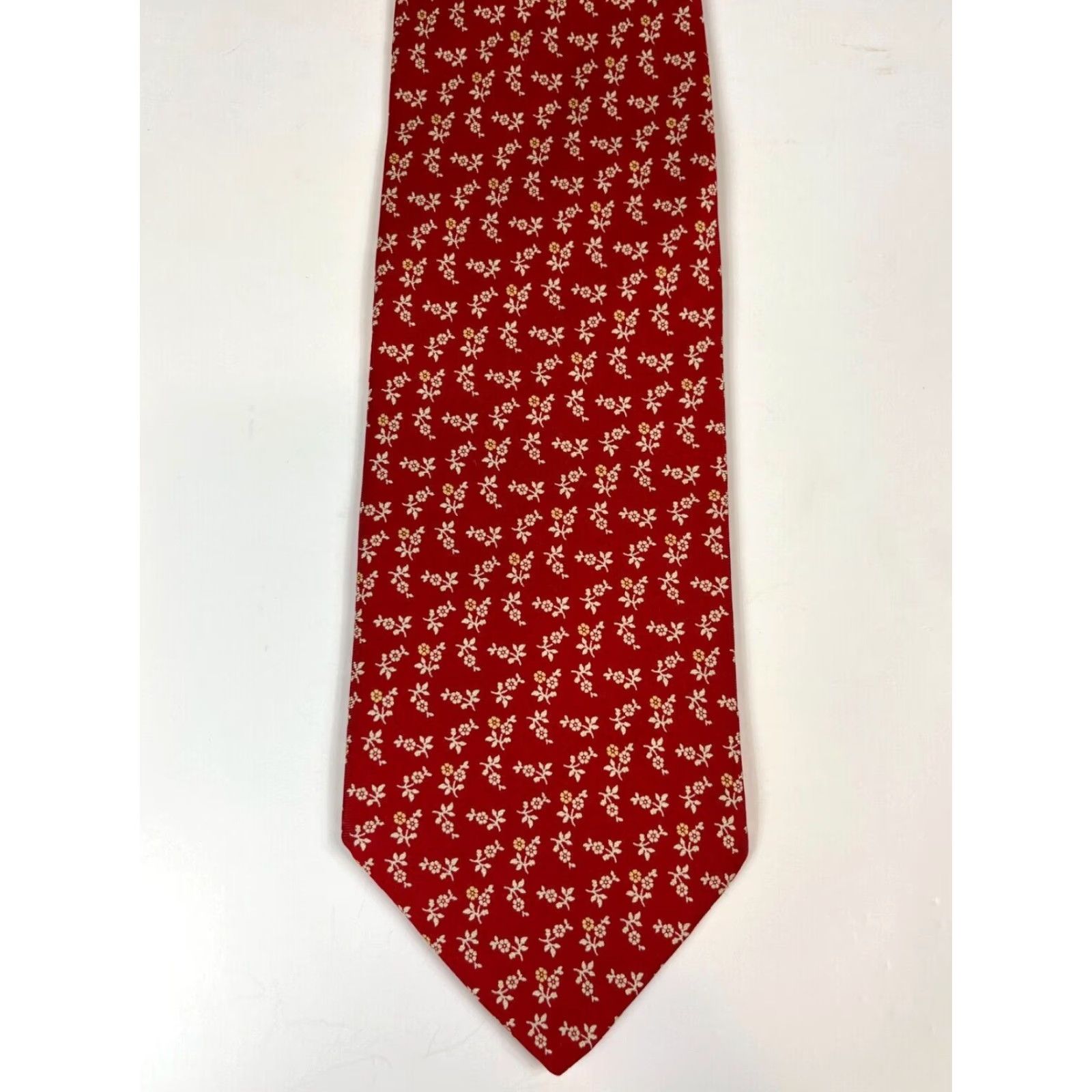 Brooks Brothers VINTAGE Brooks Brothers Makers Silk Tie Floral Hand Made in USA Size ONE SIZE - 3 Thumbnail
