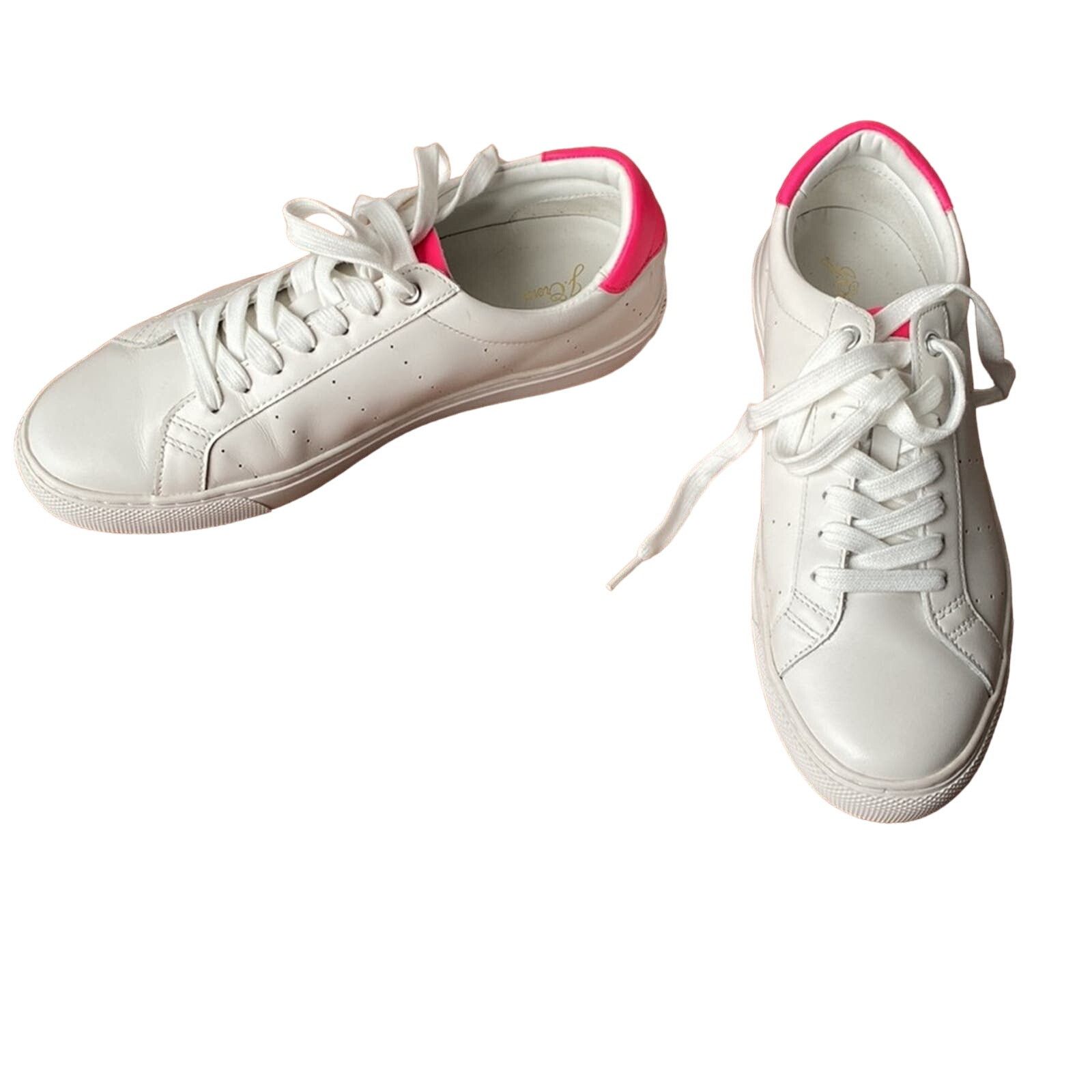 J.Crew J.CREW Saturday sneakers in leather with fuchsia detail Size US 9.5 / IT 39.5 - 7 Thumbnail