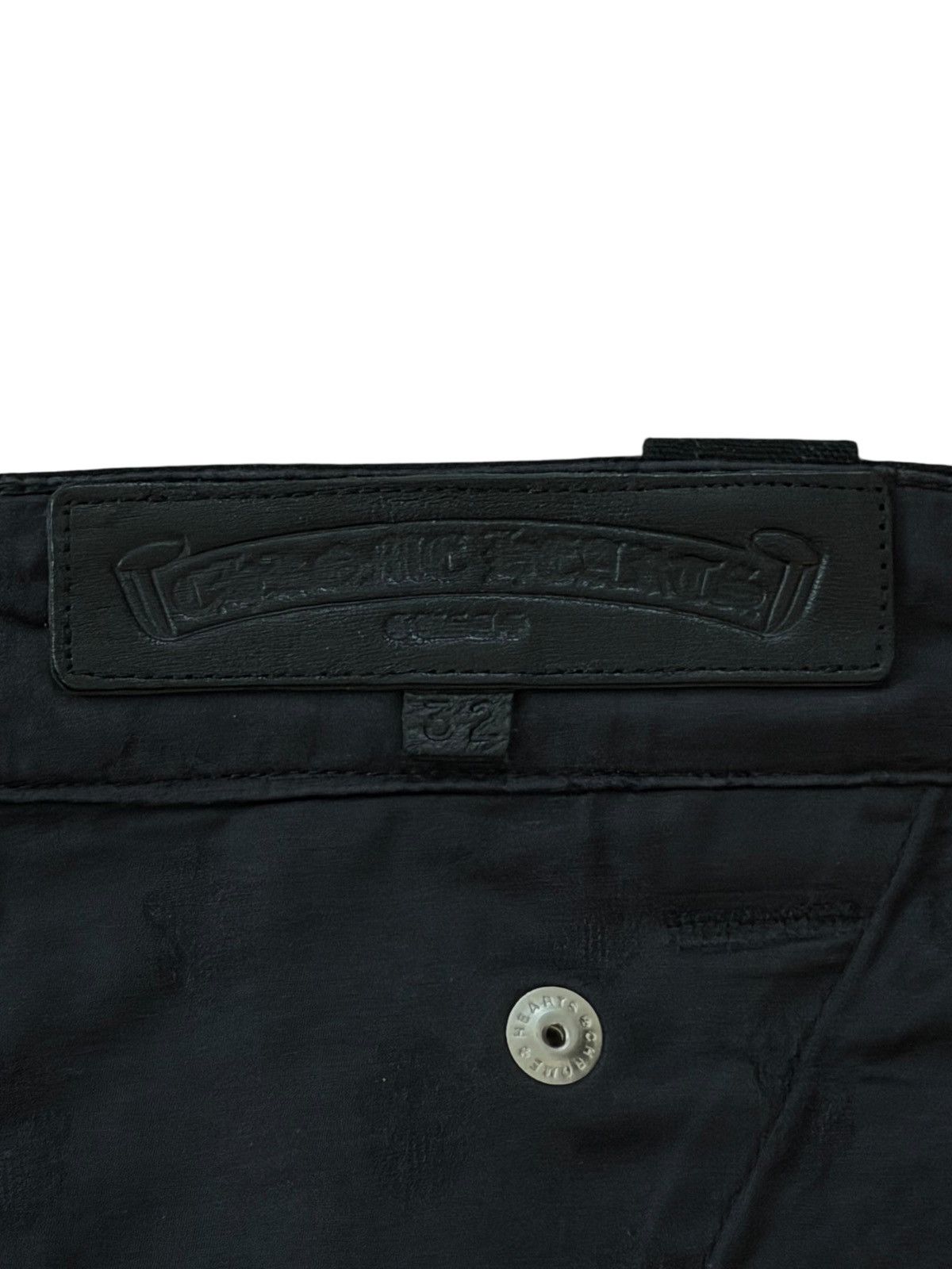 Chrome Hearts Black & Zebra Cross Patch Carpenter Jeans Size US 32 / EU 48 - 8 Thumbnail