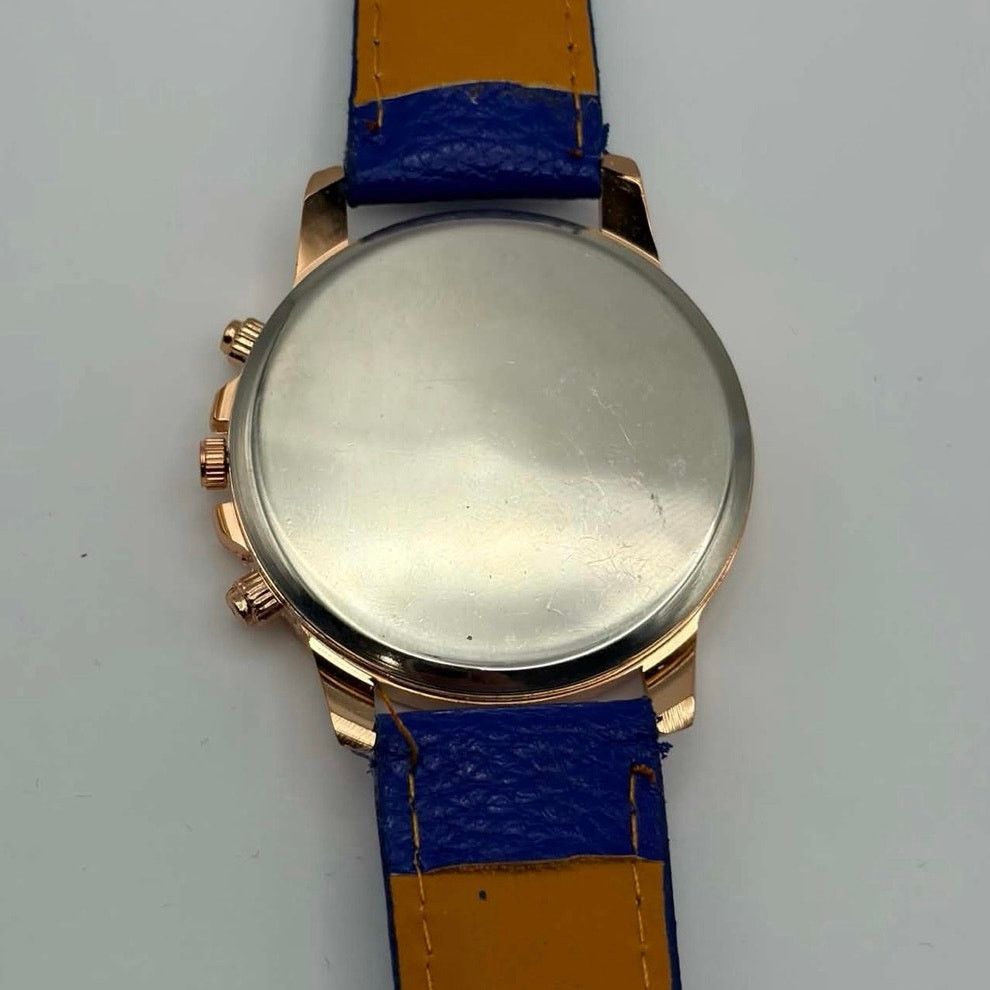 Other Rose Gold & Blue Men’s Watch Size ONE SIZE - 5 Thumbnail