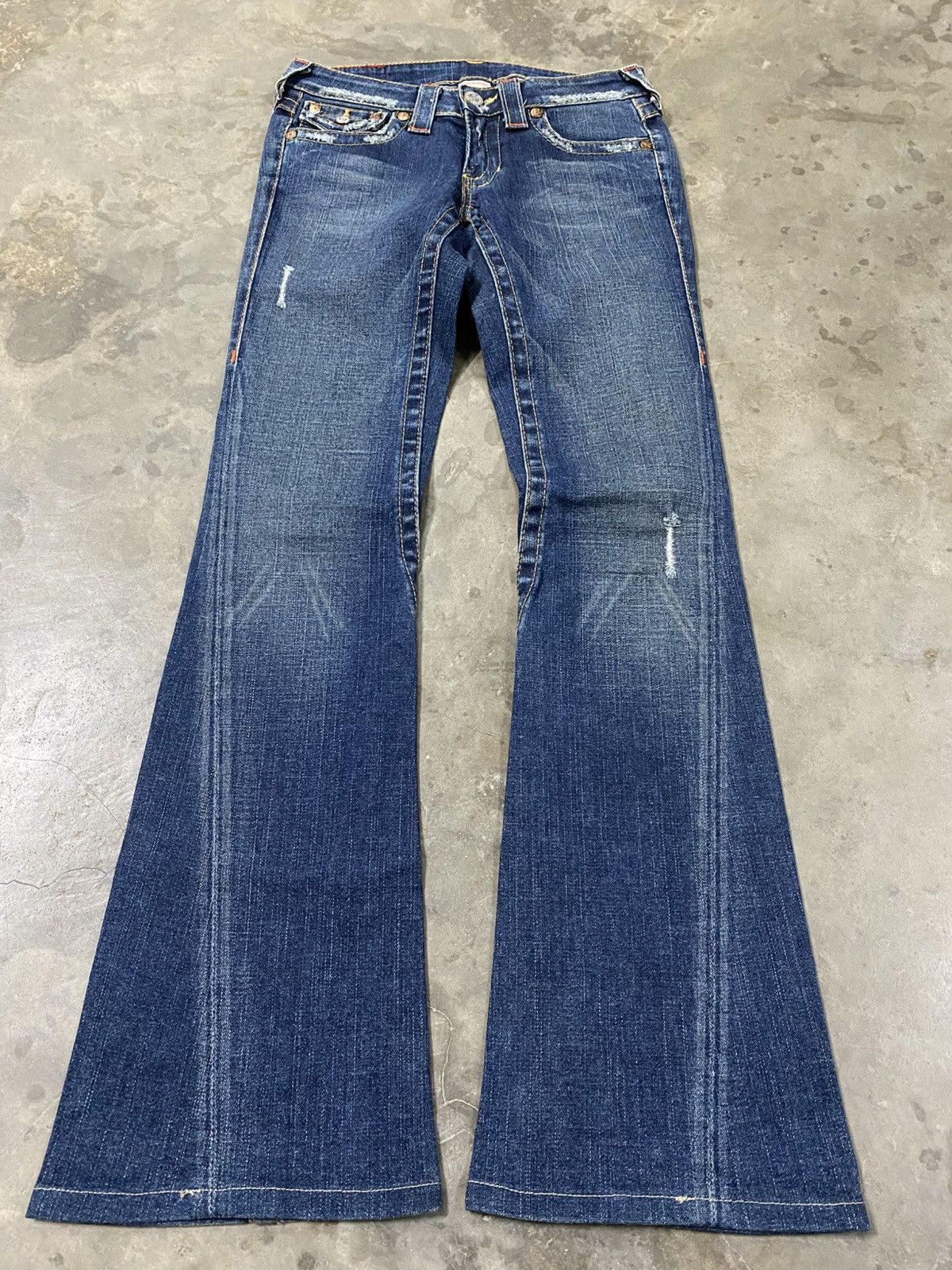 Jean × True Religion × Vintage Flare Jeans True Religion Section Joey @222 Size 26" / US 2 / IT 38 - 7 Thumbnail