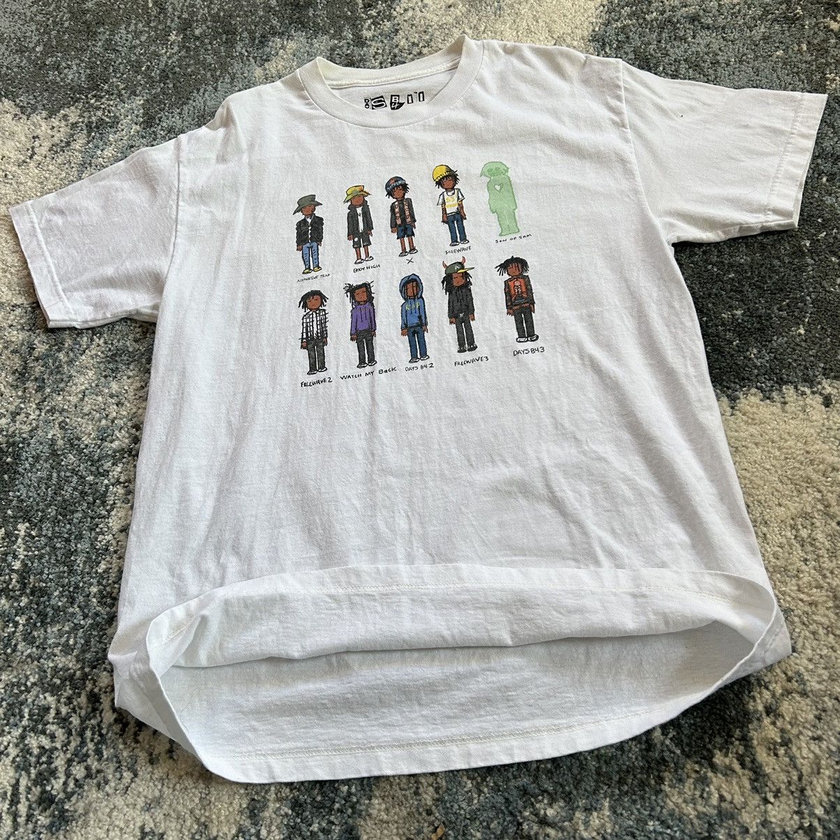 Kodone × Lyrical Lemonade 2019 LUCKi ECK$ DAYS B4 iii DiSCOGRAPHY TEE Size US L / EU 52-54 / 3 - 6 Thumbnail