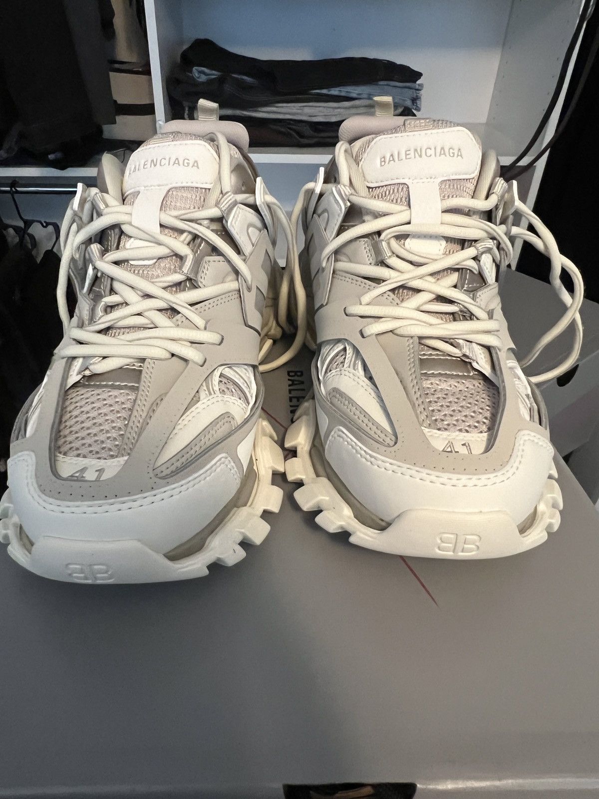 Balenciaga Balenciaga Track Recycled Bicolor Sneaker Size US 8 / EU 41 - 5 Thumbnail