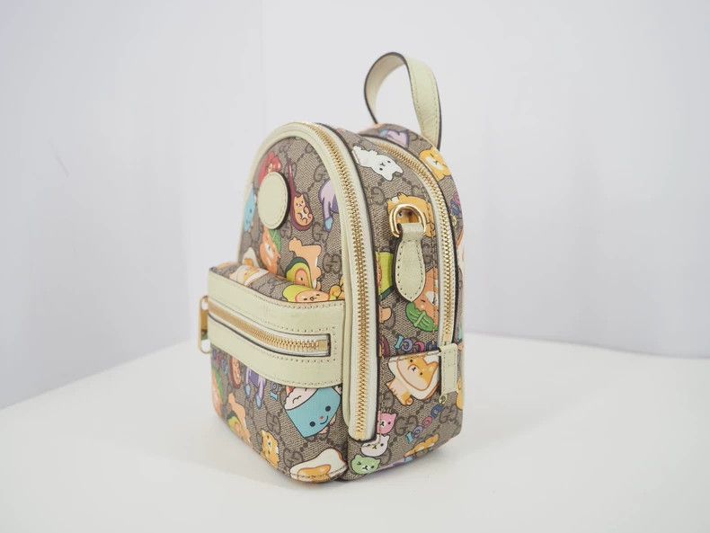 Gucci Guicci Brown Monogram Animal Illustration Single Shoulder Size ONE SIZE - 2 Thumbnail