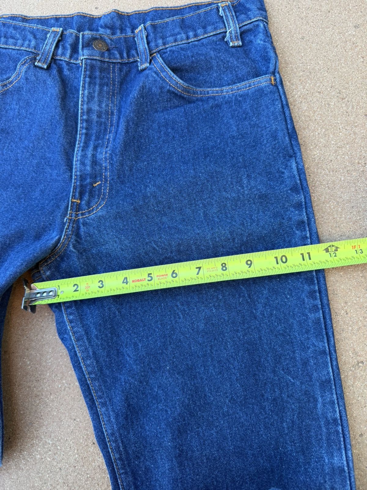 Levi's Vtg 80’s Levi’s 646 Orange Tab Bellbottom Flare Jeans 31x31 Size US 31 - 13 Thumbnail