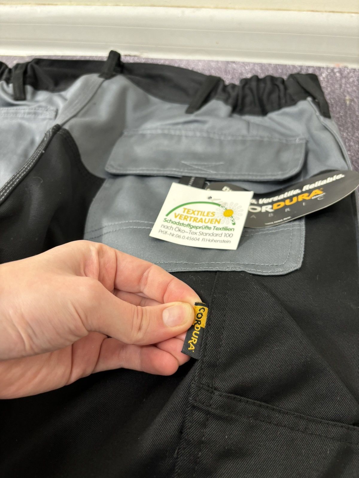 Other Engelbert Strauss Double Knee Cordura Workwear Cargo Pants Size US 33 - 16 Thumbnail