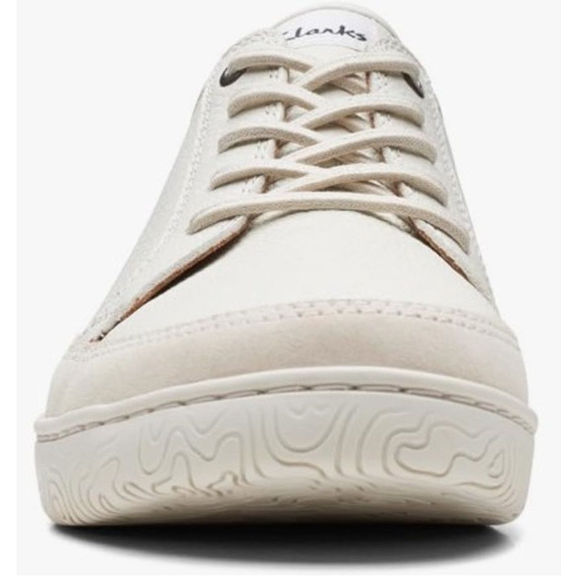 Topo Designs Clarks Men's Hodson Lace Sneaker Ivory Leather Size 12M Size US 12 / EU 45 - 2 Thumbnail
