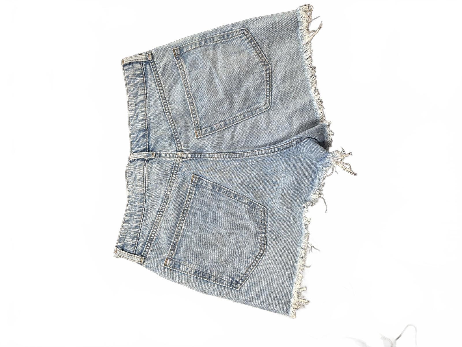 Divided High Rise Denim Shorts Cutoff/ Festival Boho Summer 8 Size 30" / US 8 / IT 44 - 11 Thumbnail