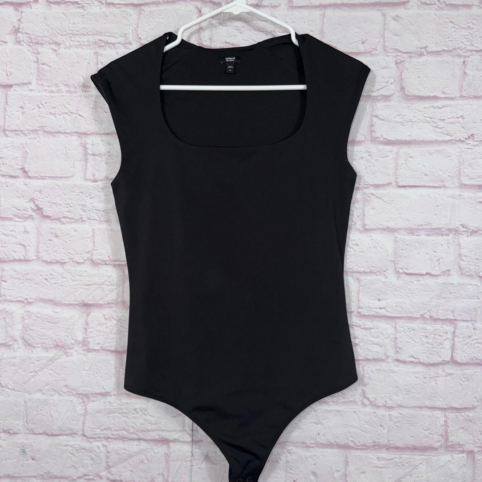 Express Express Body Contour Black Medium Bodysuit Size M / US 6-8 / IT 42-44 - 3 Thumbnail
