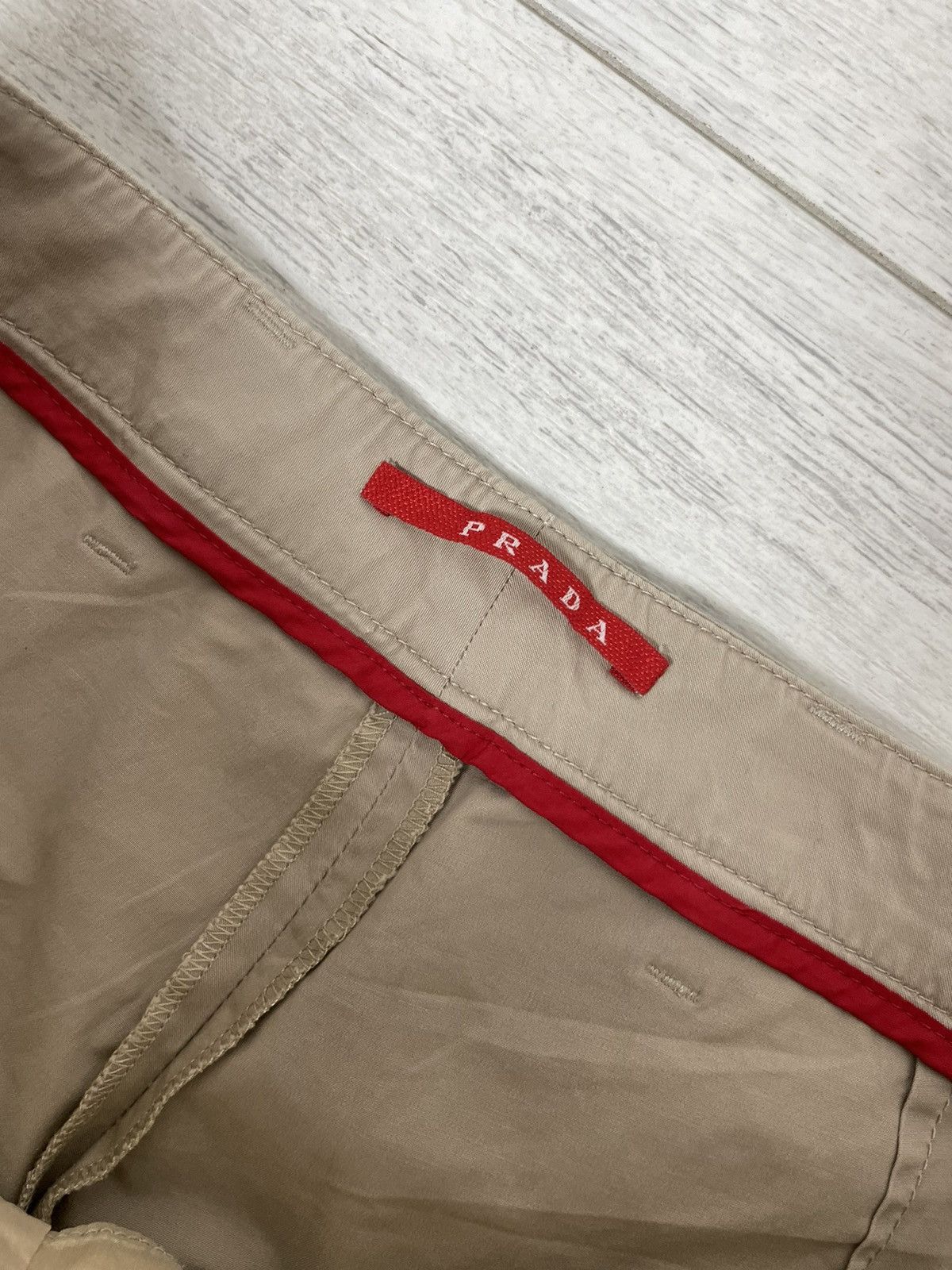 Prada Prada casual Trousers Beige Size 27" / US 4 / IT 40 - 5 Thumbnail
