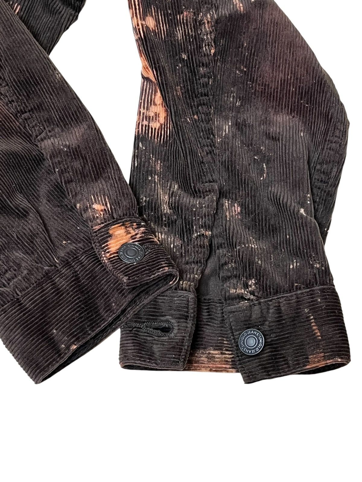 Japanese Brand UNIQLO acid washed punk rock&roll trucker corduroy jackets Size US S / EU 44-46 / 1 - 11 Thumbnail
