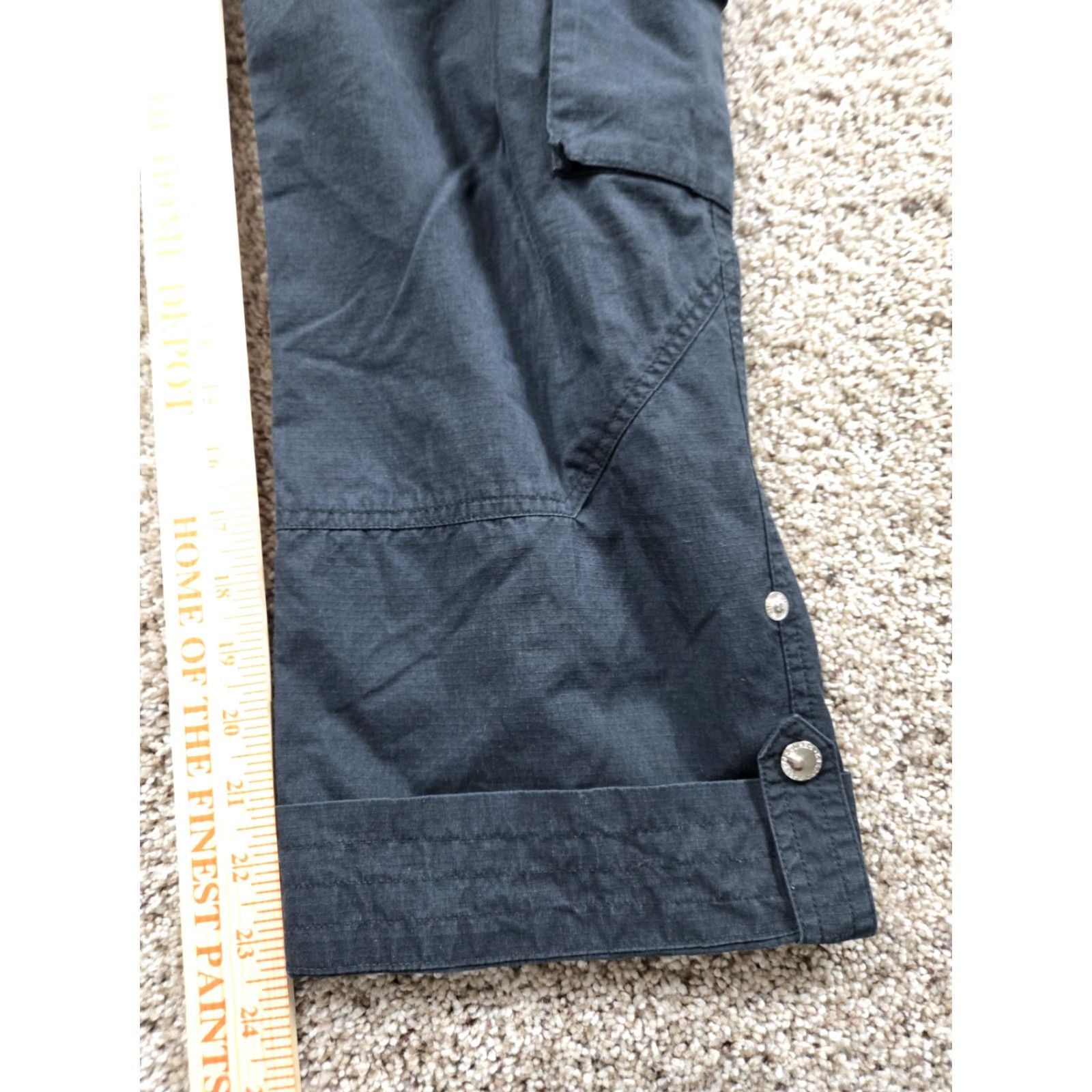 Ralph Lauren VINTAGE Lauren Ralph Lauren Cargo Pants Womens Black Size 2 Straight Wide Leg Cargo Pants City Preppy Size 26" / US 2 / IT 38 - 7 Thumbnail