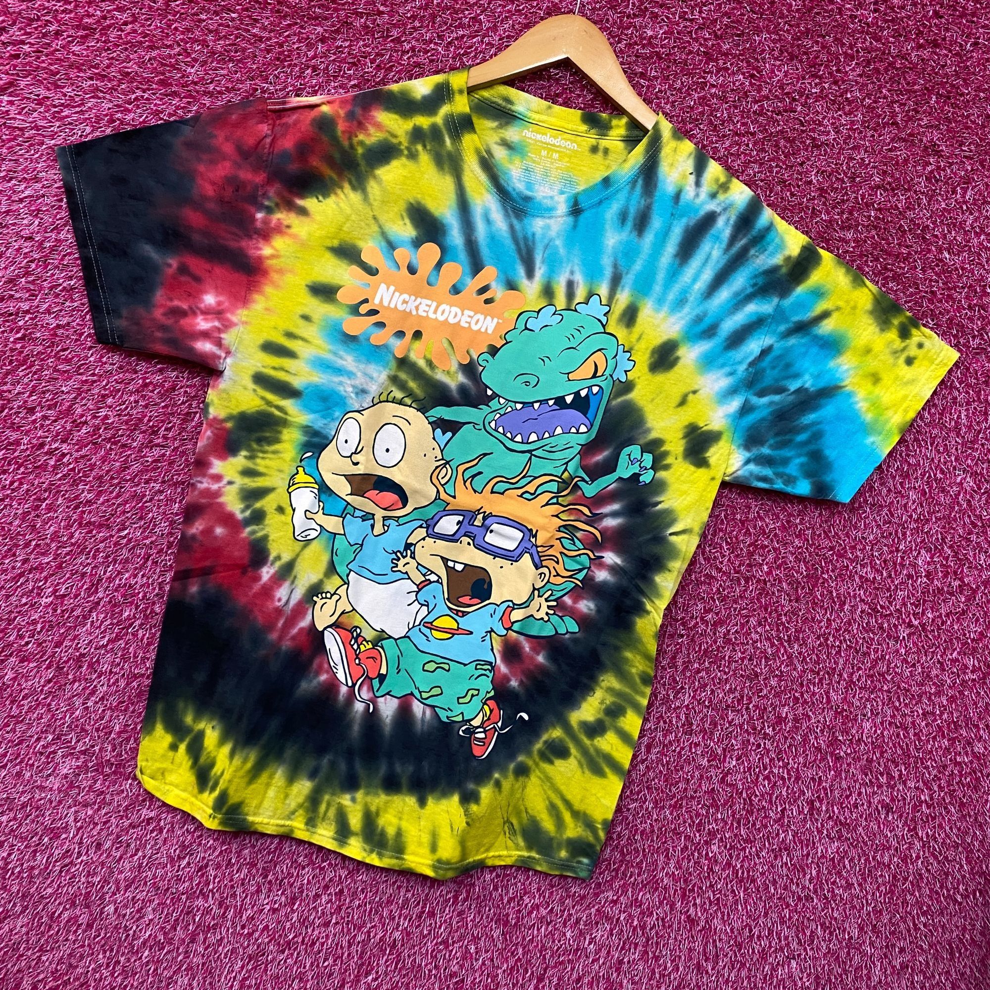 Nickelodeon Rugrats tie dye Tshirt size medium Size US M / EU 48-50 / 2 - 3 Thumbnail