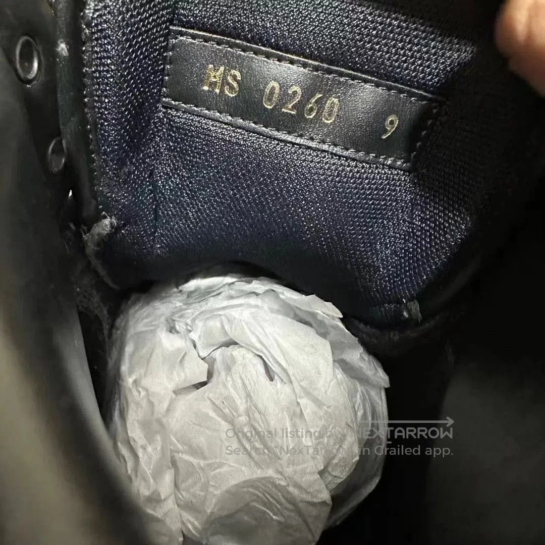 Louis Vuitton Black and White High-Top Sneakers. Size US 10 / EU 43 - 8 Thumbnail
