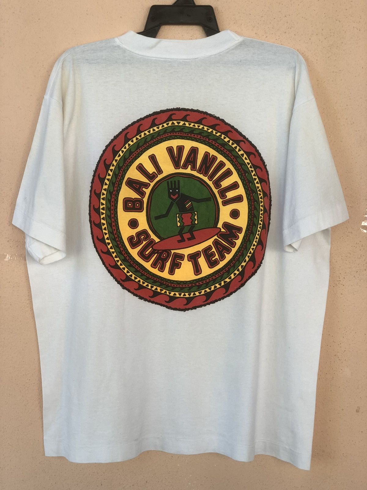 Vintage Vintage 90s BALI VANILLI surf team Surfing Tee Size US XL / EU 56 / 4 - 1 Thumbnail