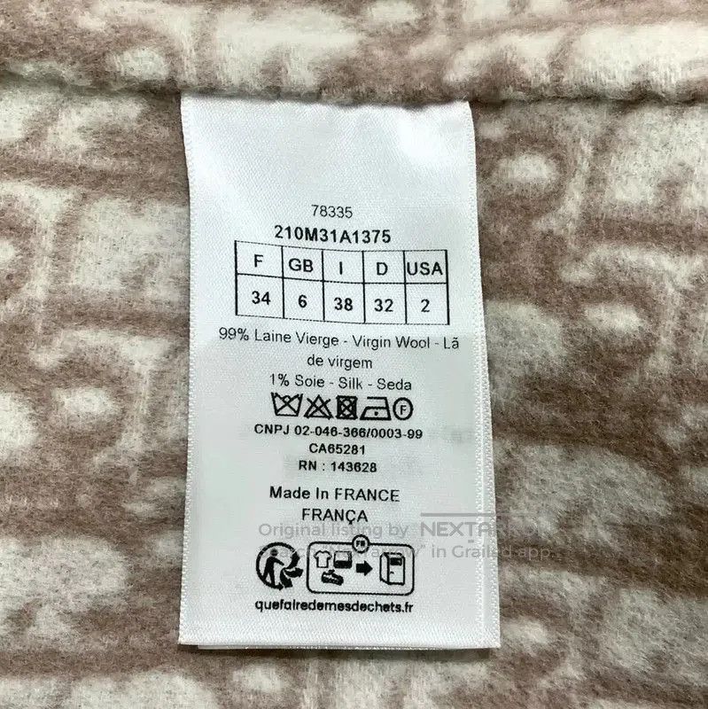 Dior Dior Pink Wool Women's Coat . Size S / US 4 / IT 40 - 6 Thumbnail