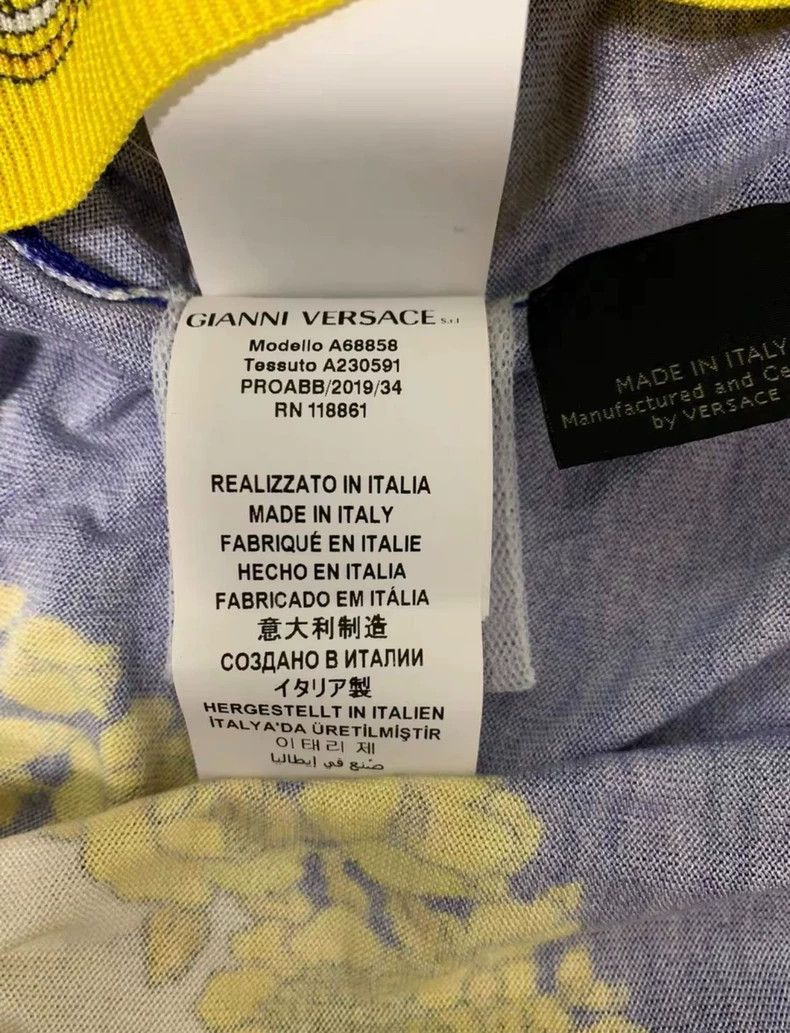 Versace Versace Main line silk T-shirt Size US M / EU 48-50 / 2 - 5 Thumbnail