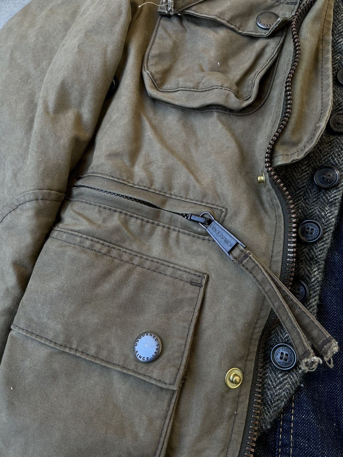 Dsquared2 Dsquared2 FW12 triple layered waxed jacket Size US S / EU 44-46 / 1 - 8 Thumbnail