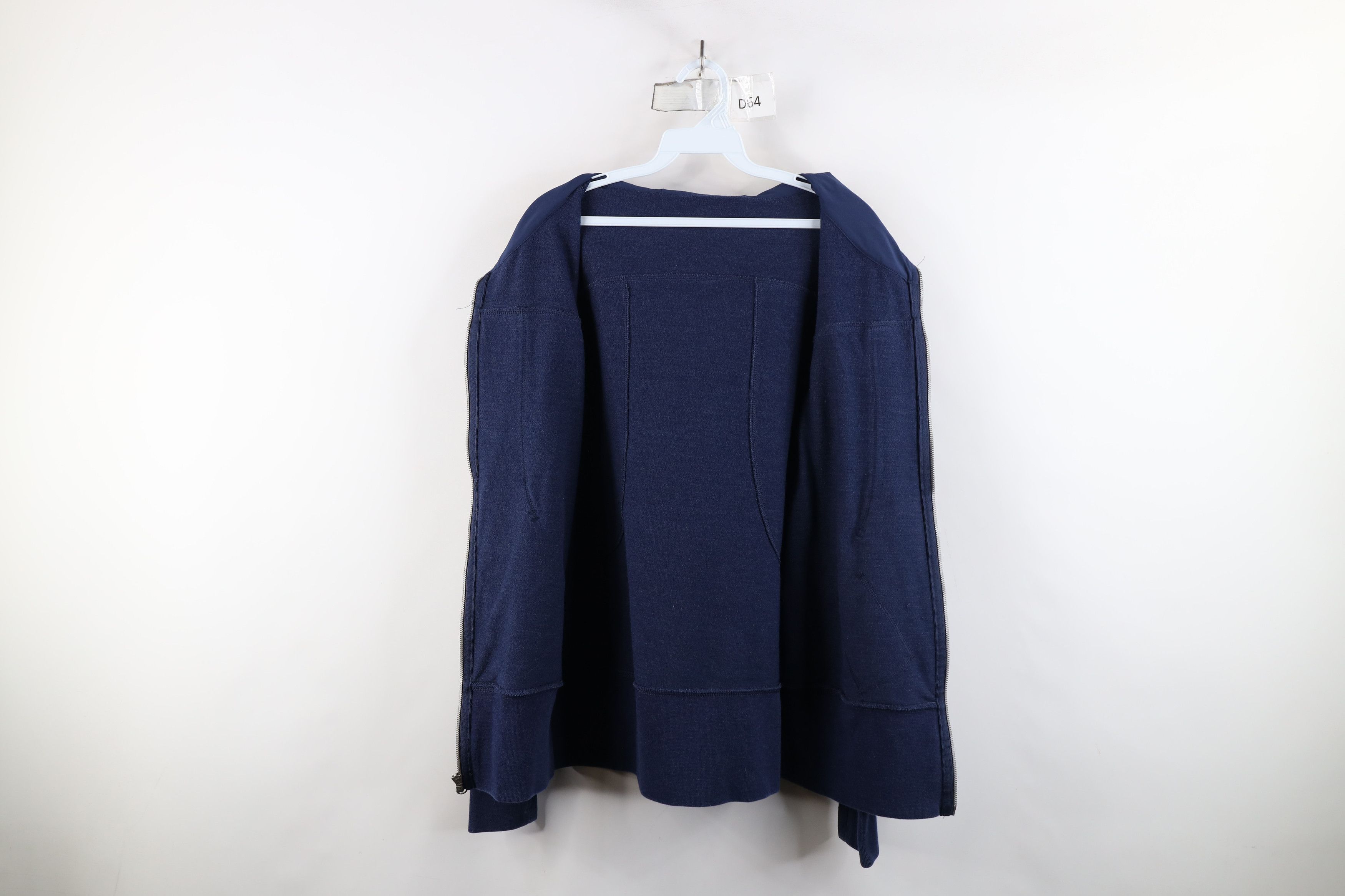 Lululemon × Vintage Lululemon Terry Full Zip Hoodie Sweatshirt Heather Blue Size US S / EU 44-46 / 1 - 9 Thumbnail